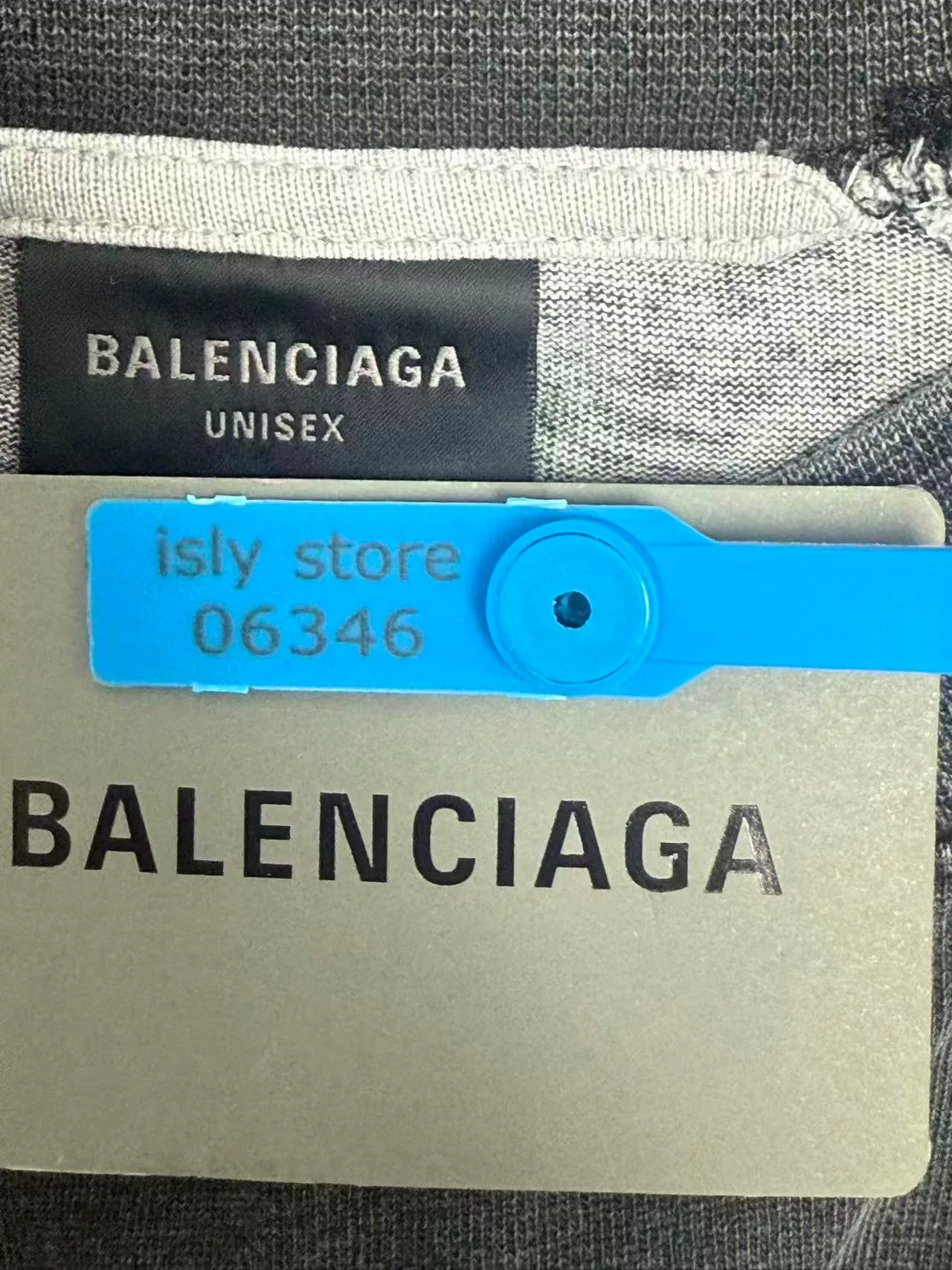 Balenciaga Logo Print Round-Neck T-Shirt — back