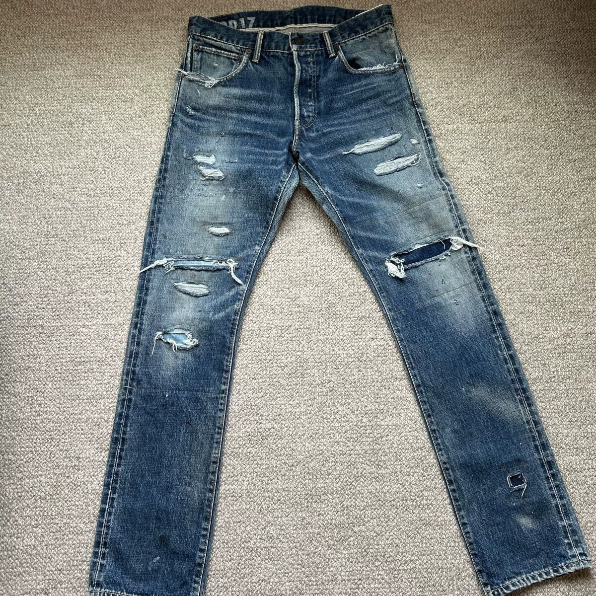 visvim SOCIAL SCULPTURE 01SLIM DAMAGED