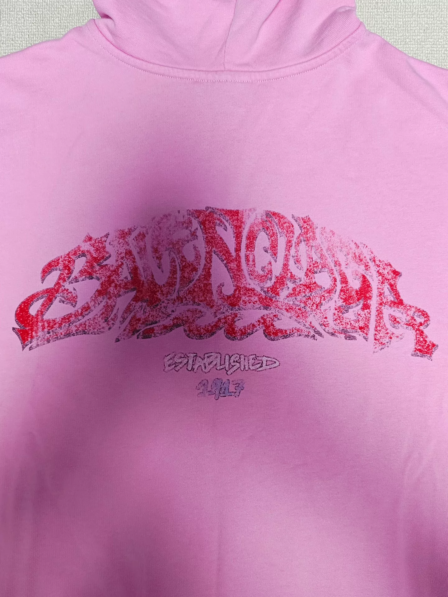 Balenciaga 24SS Offshore Zip Hoodie — detail