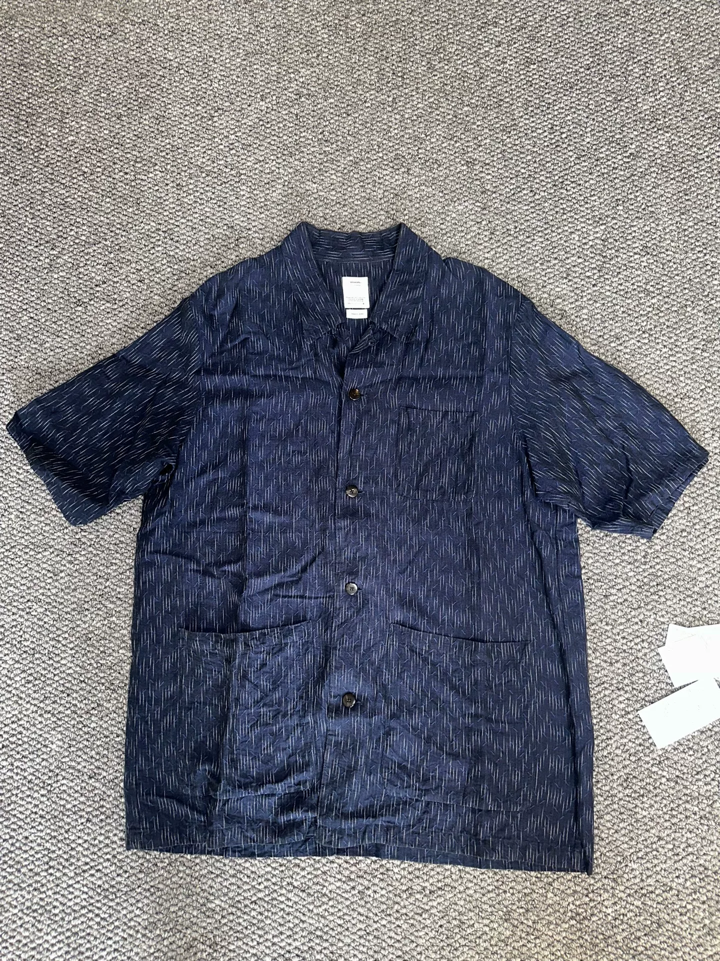 visvim Ellery linen-cotton shirt