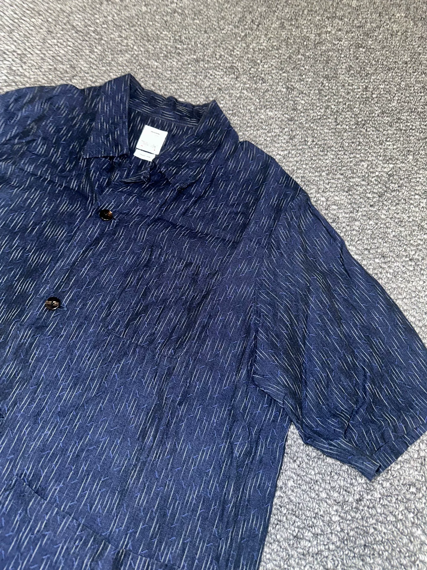 visvim Ellery linen-cotton shirt — detail