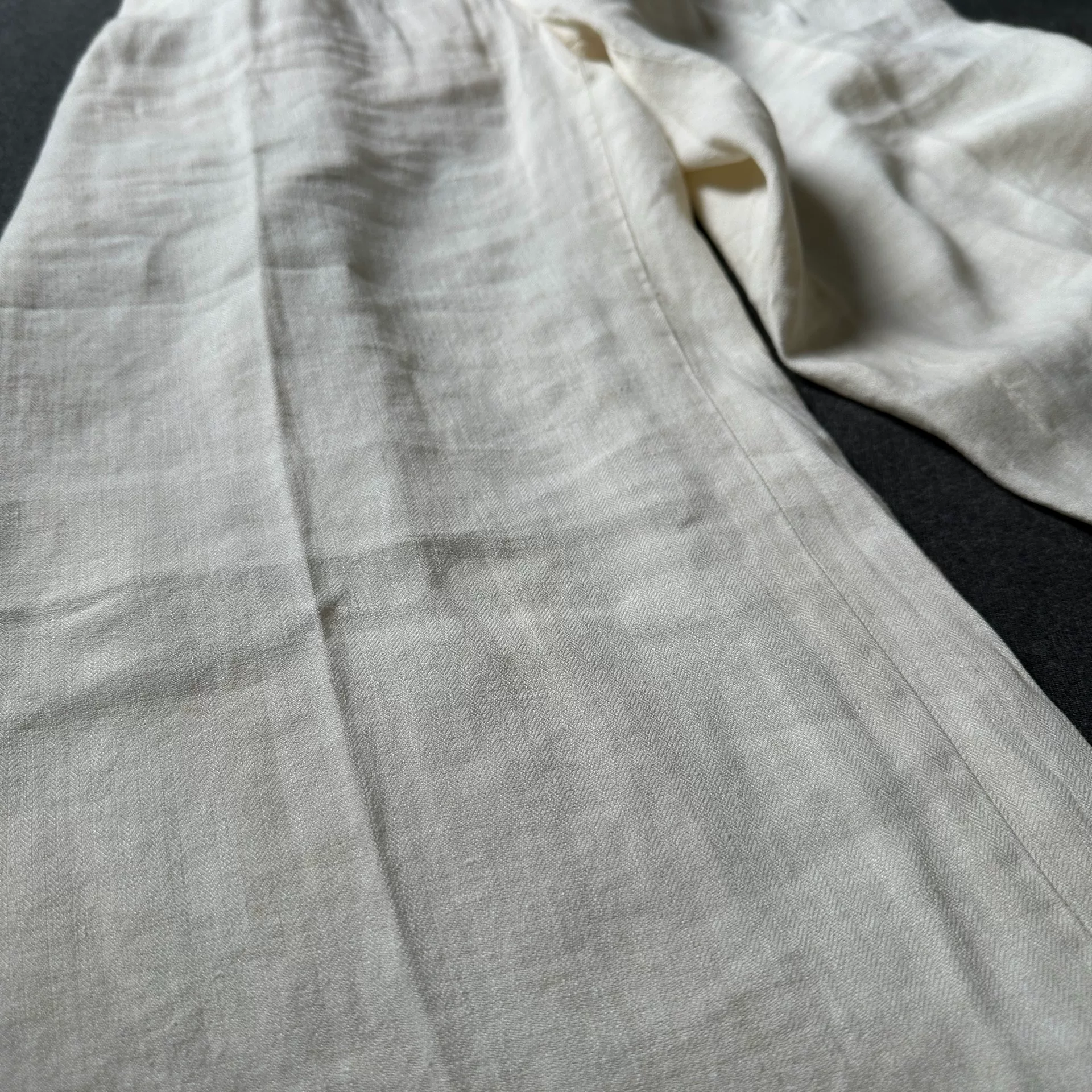 90s Vintage Ralph Lauren Silk-Linen Pants — label