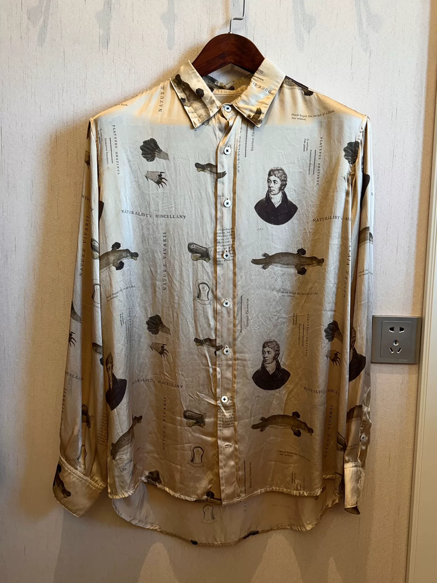 Geoffrey B Small Platypus Silk Shirt
