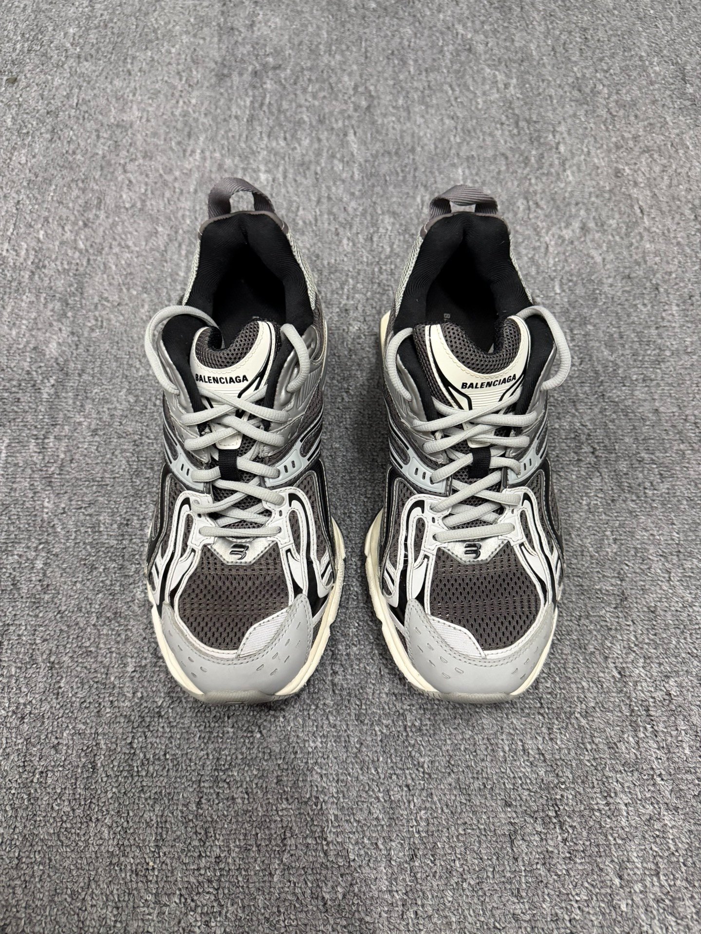 Balenciaga Track Gray Black Sneakers 39 — front