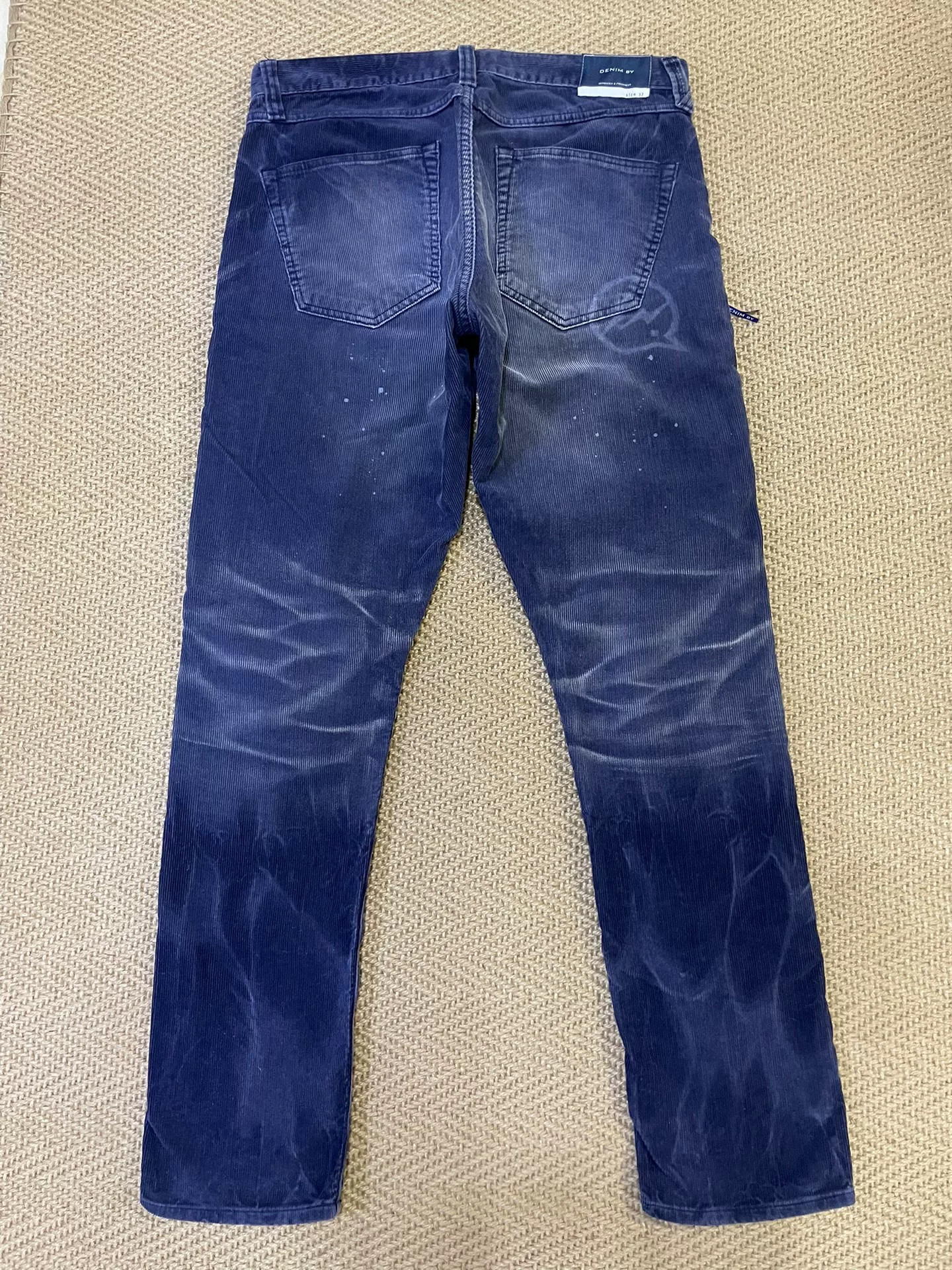 Denim by Vanquish & Fragment Corduroy Pants — front