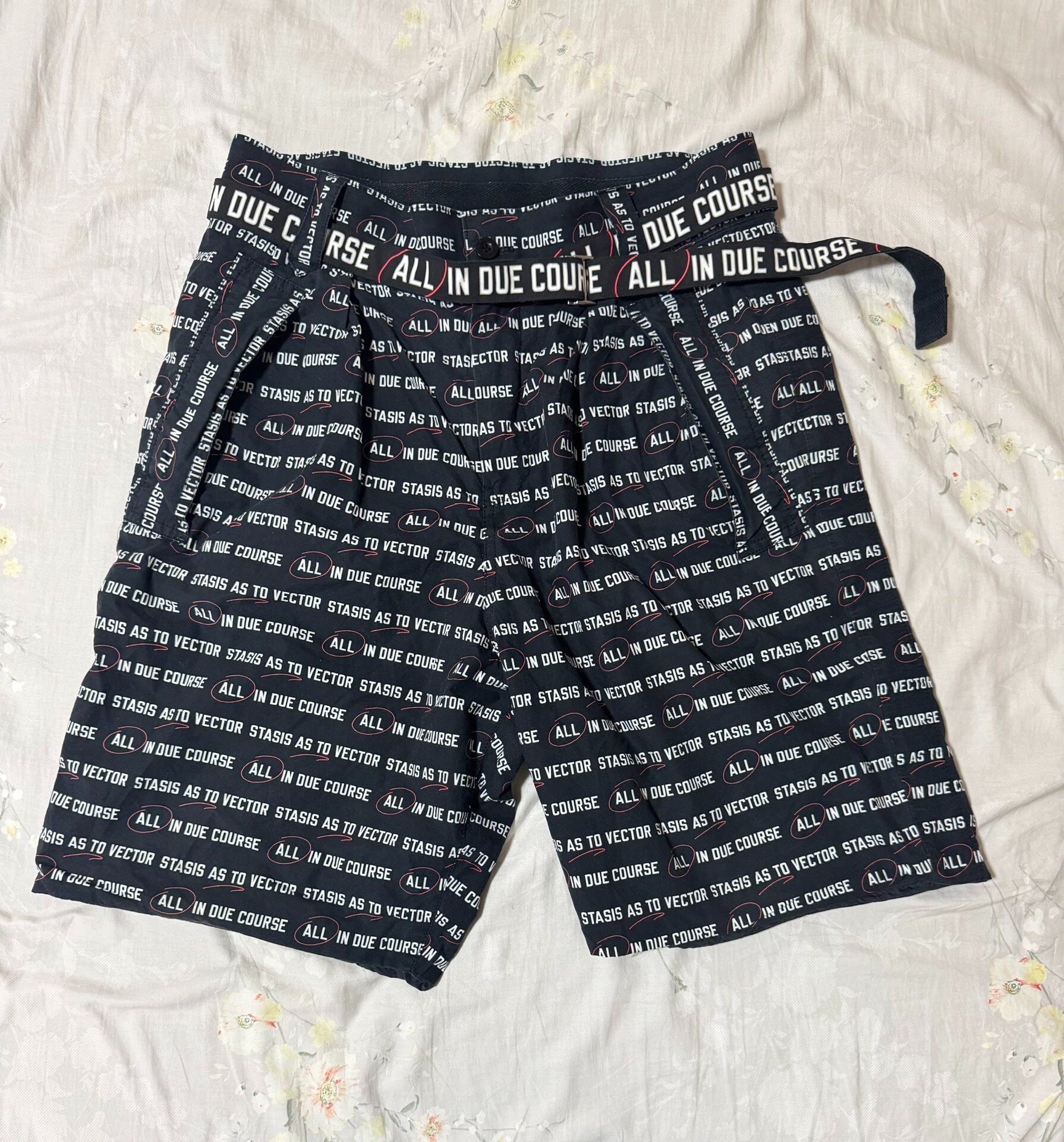 Sacai 18SS Bullet Print Shorts
