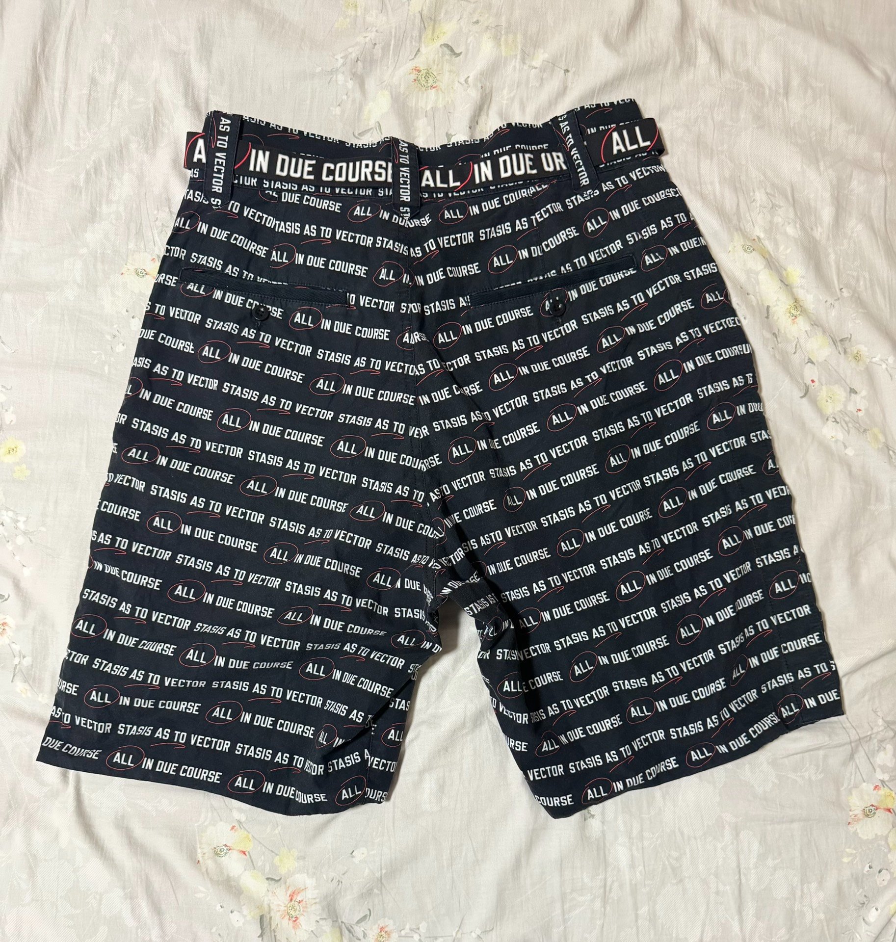 Sacai 18SS Bullet Print Shorts — front