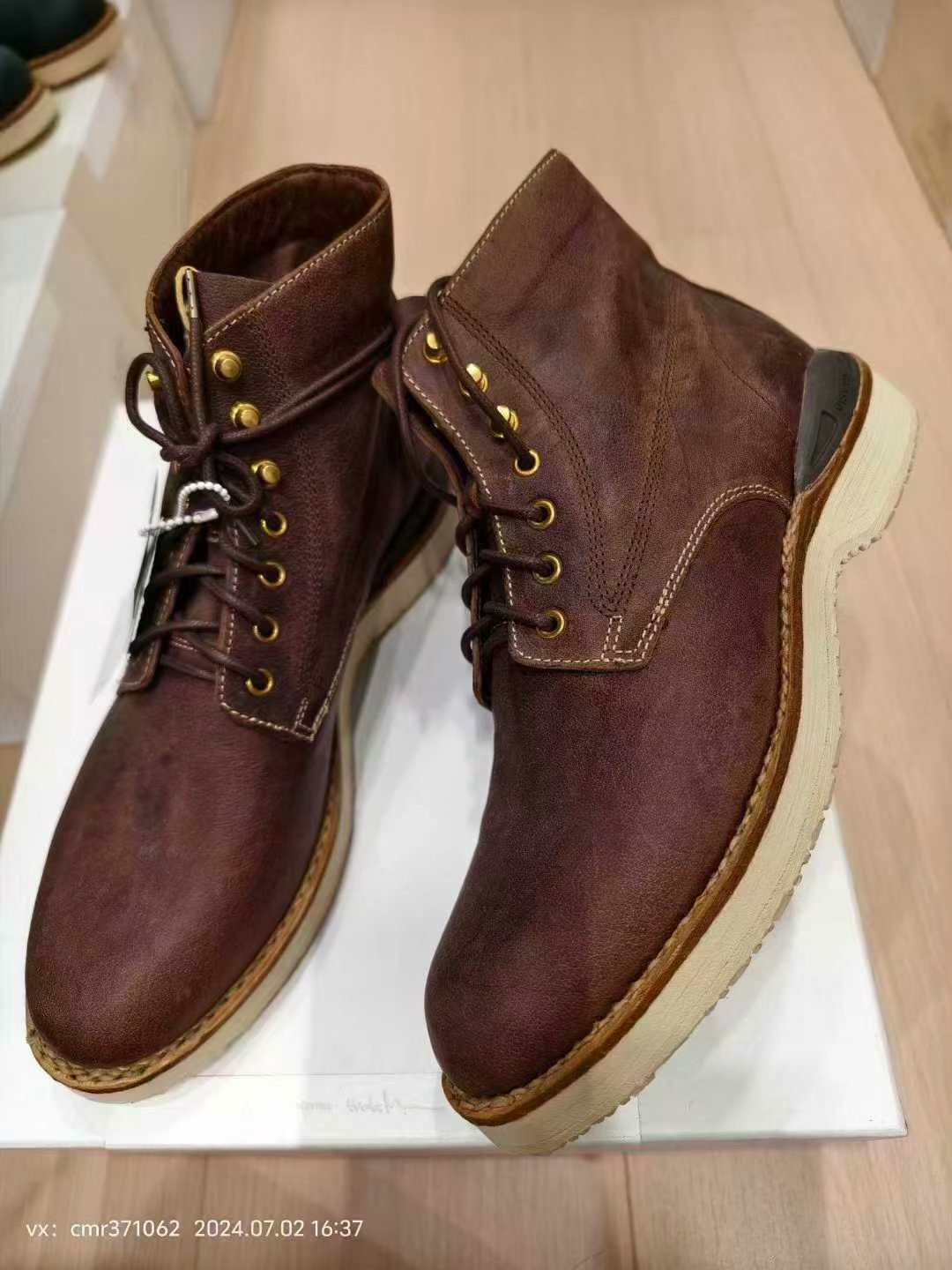 visvim 22AW Spot Virgil Boots Folk — detail