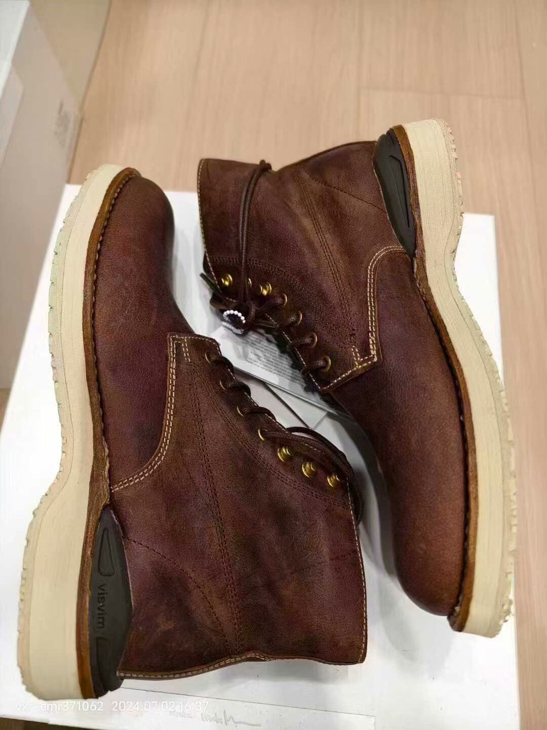 visvim 22AW Spot Virgil Boots Folk — back