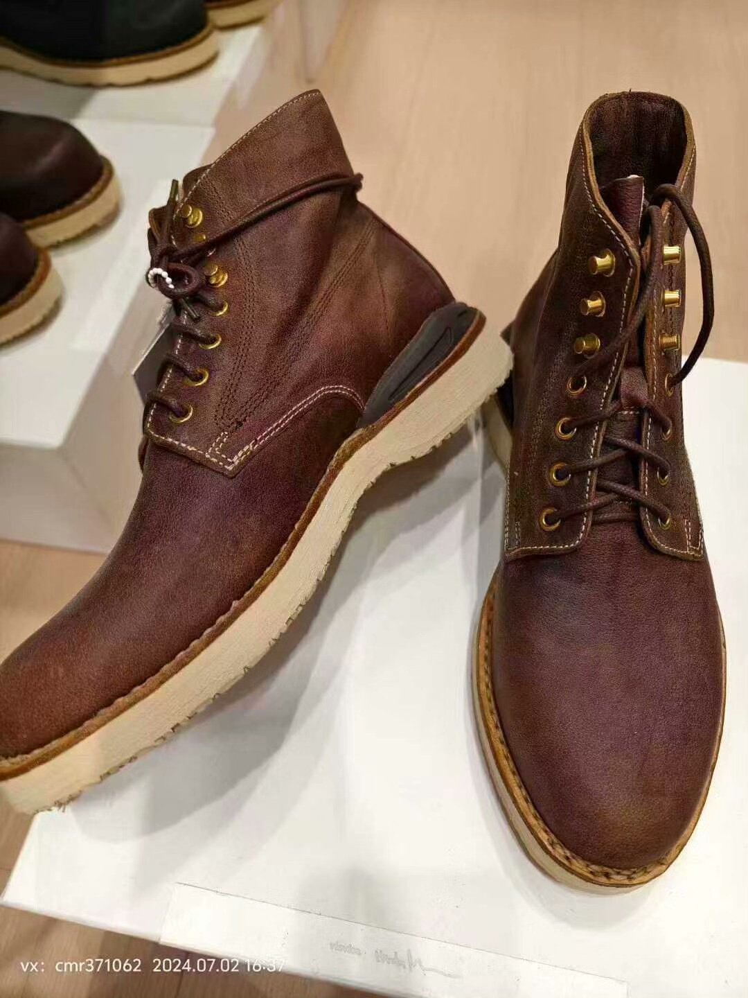 visvim 22AW Spot Virgil Boots Folk — front