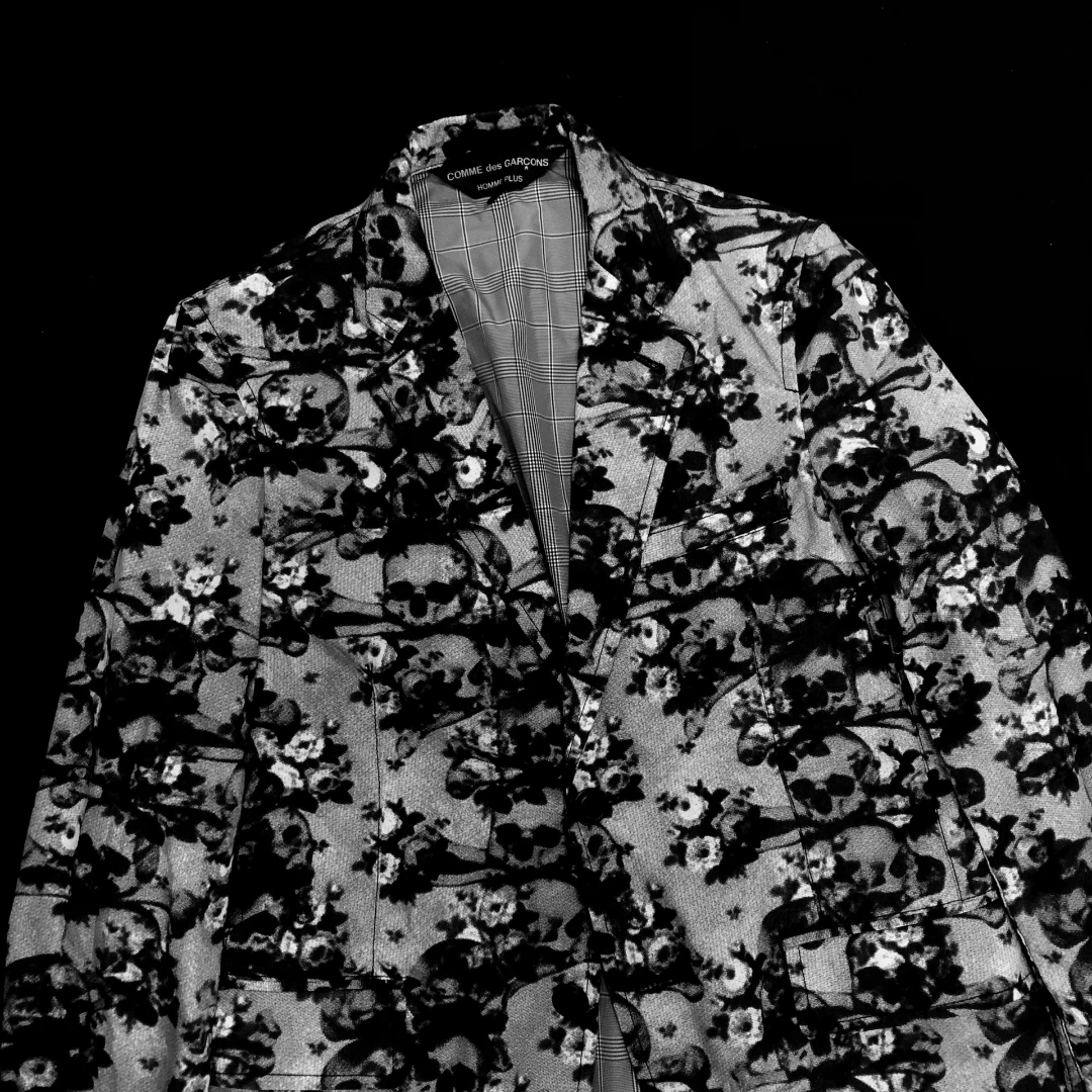 Comme des Garçons 2011 SS Skull Rose Jacket — back