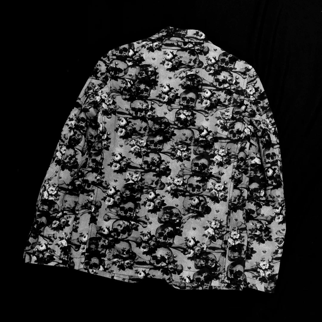 Comme des Garçons 2011 SS Skull Rose Jacket — front