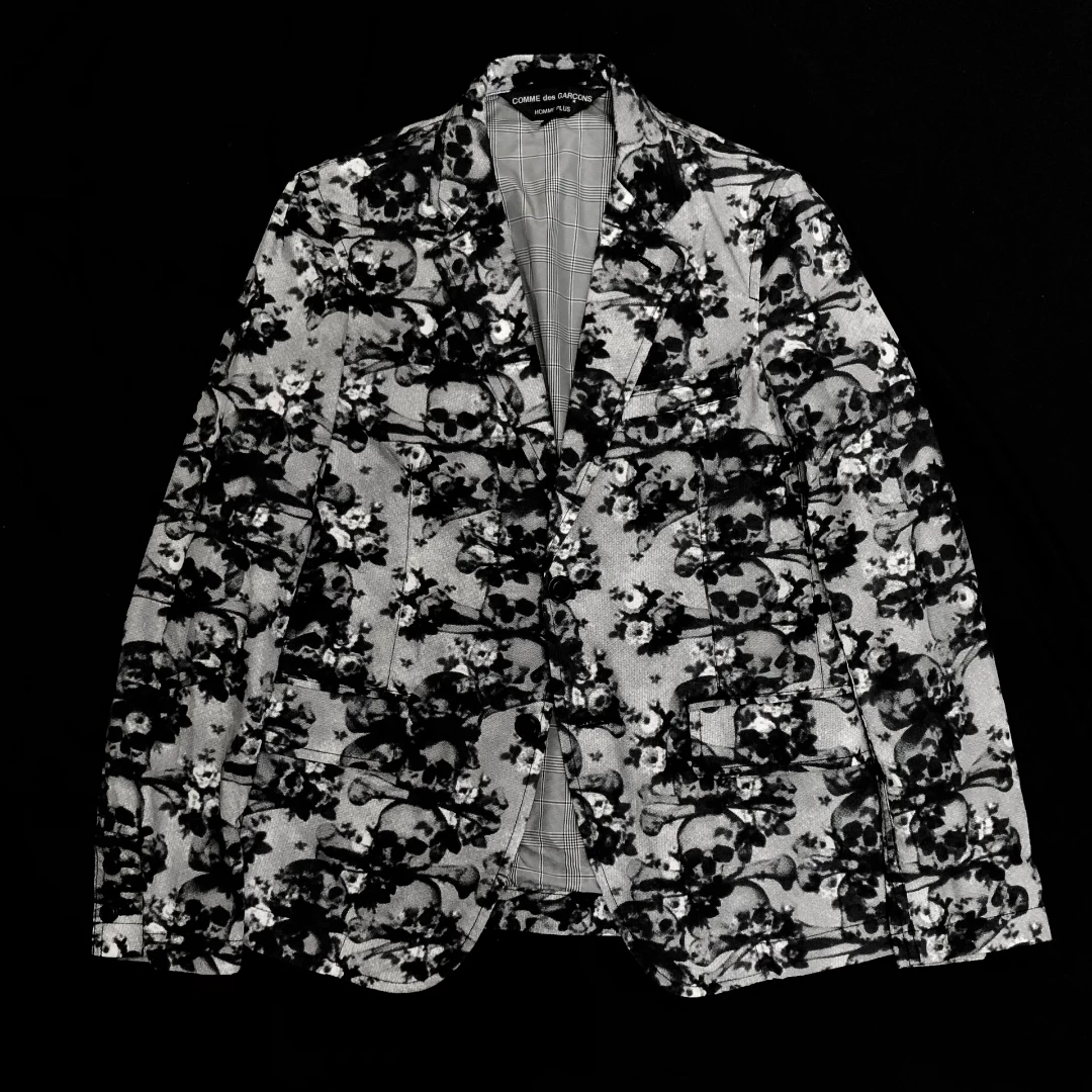 Comme des Garçons 2011 SS Skull Rose Jacket