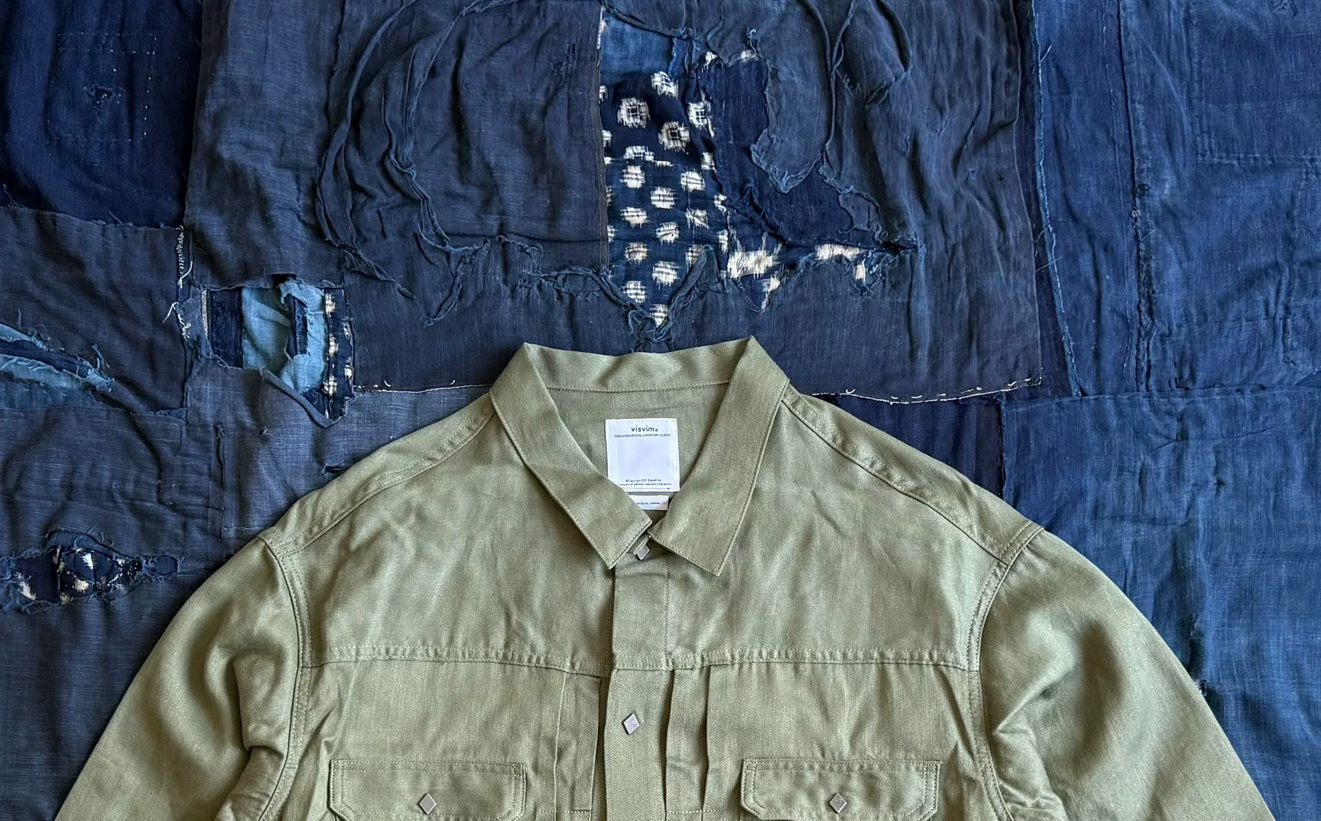 VISVIM 24SS 101XX Denim Linen Wool Jacket — back