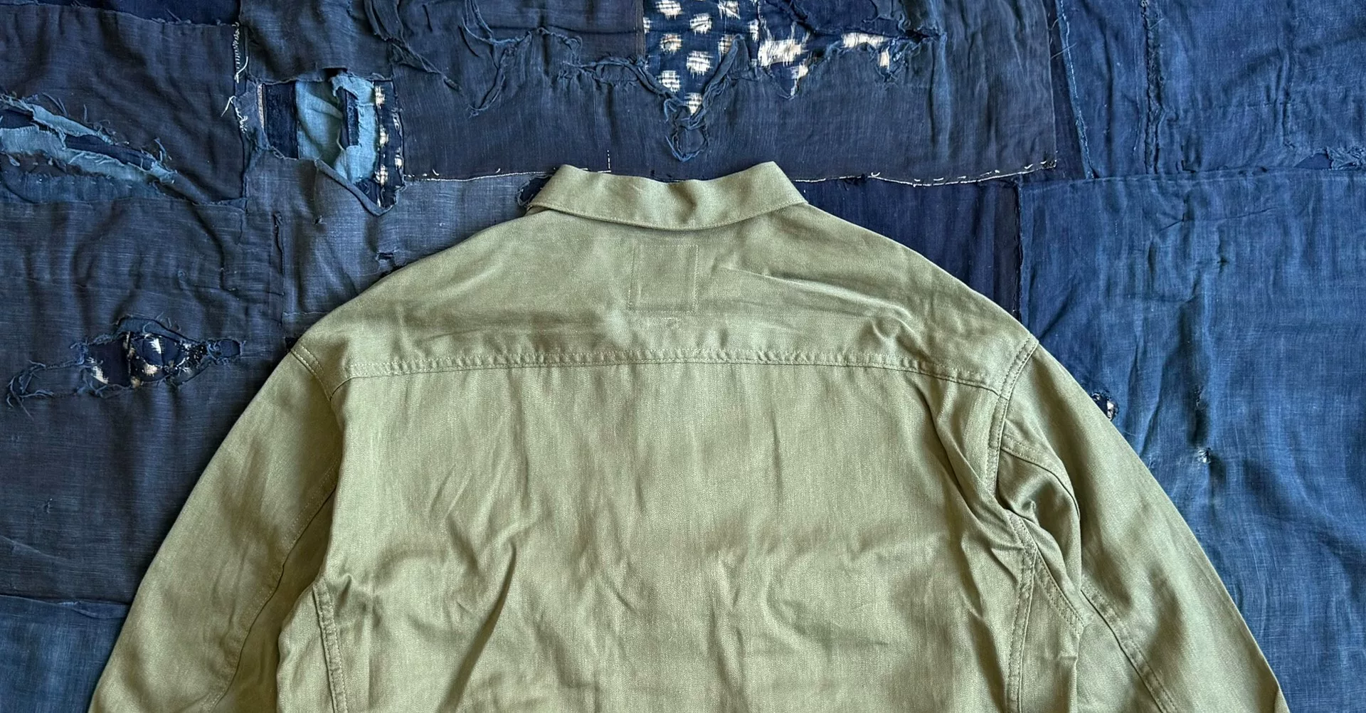 VISVIM 24SS 101XX Denim Linen Wool Jacket — label