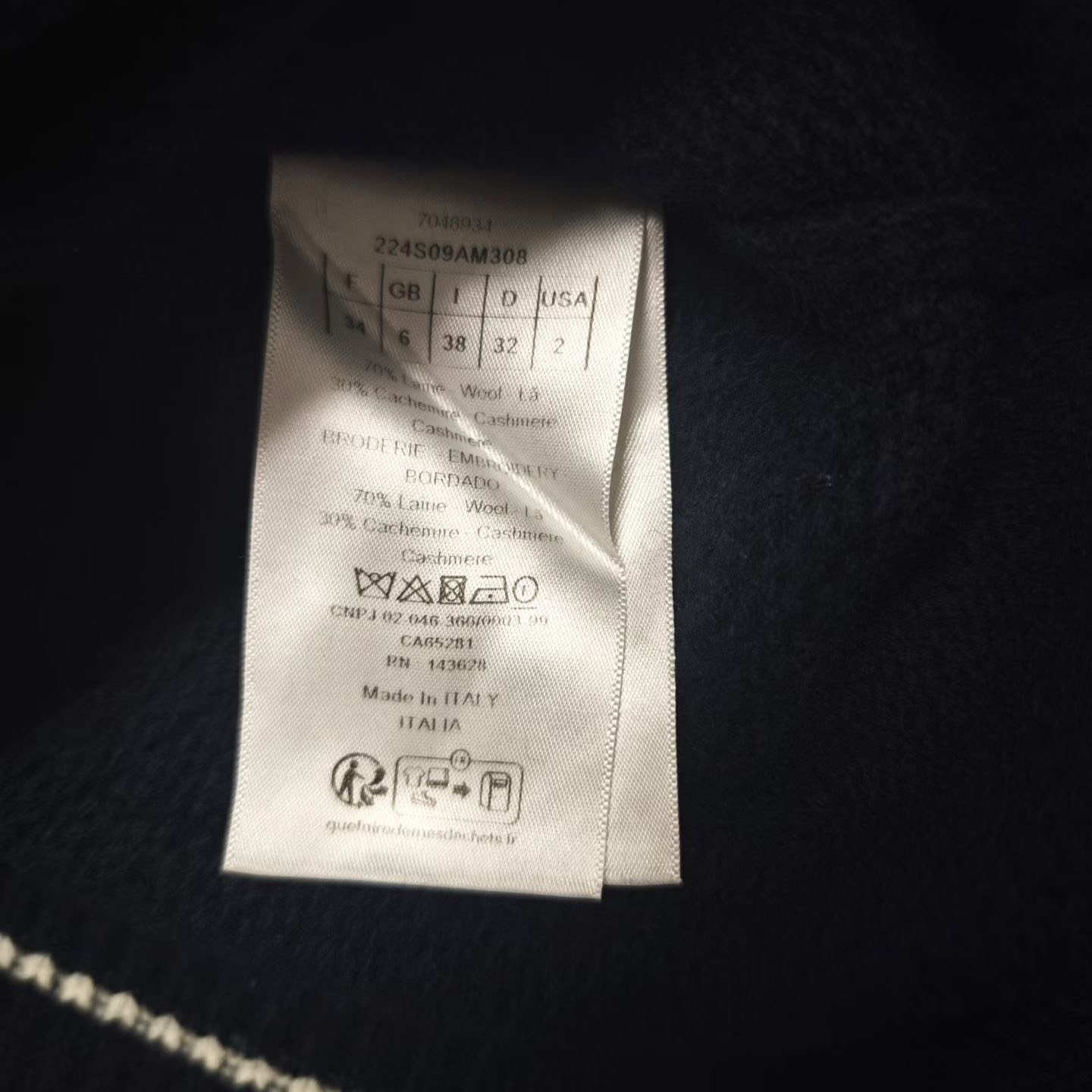 Dior Classic Lucky Star Logo Short Sleeve — label