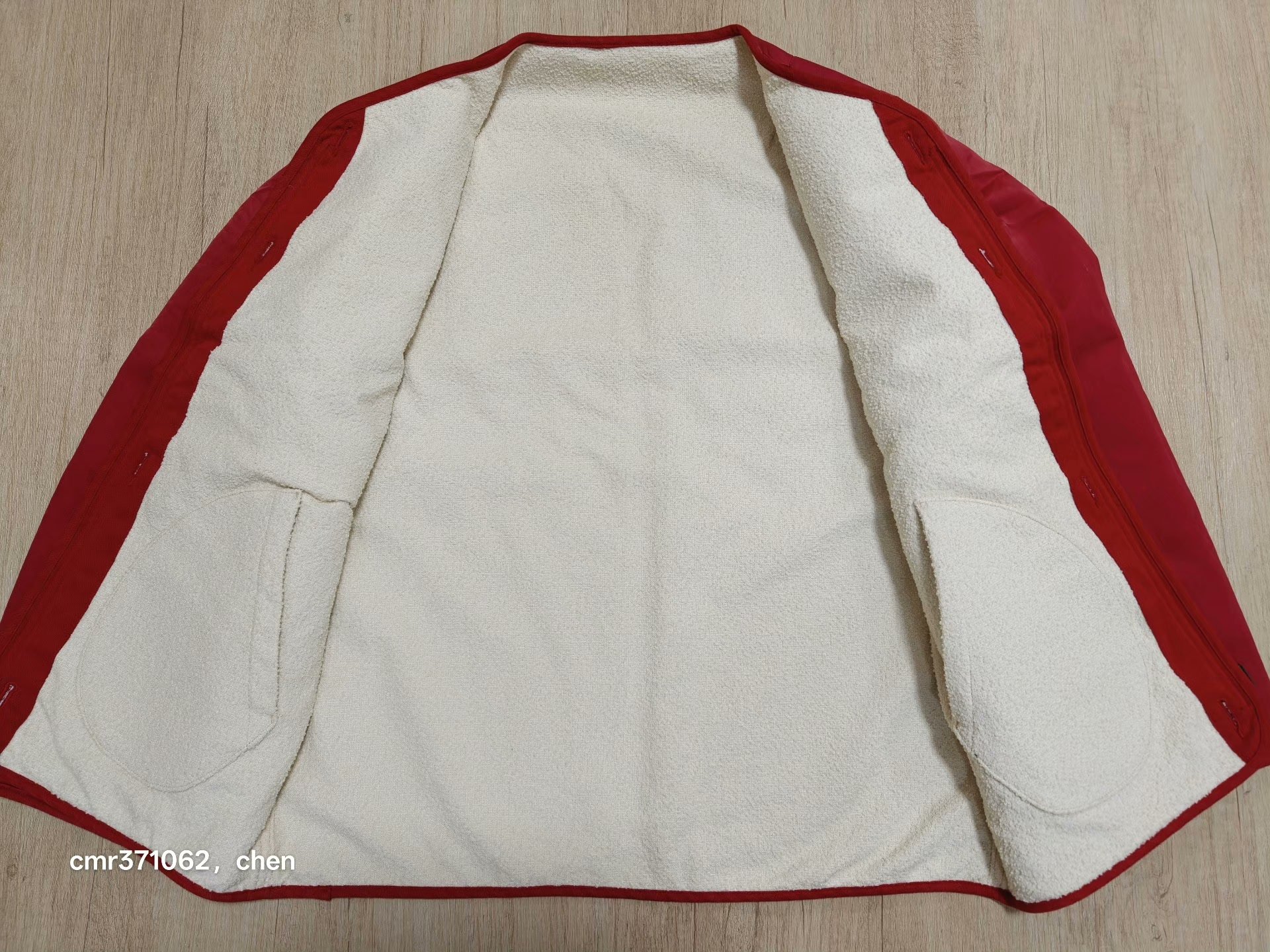 visvim 16ss iris liner jacket — detail