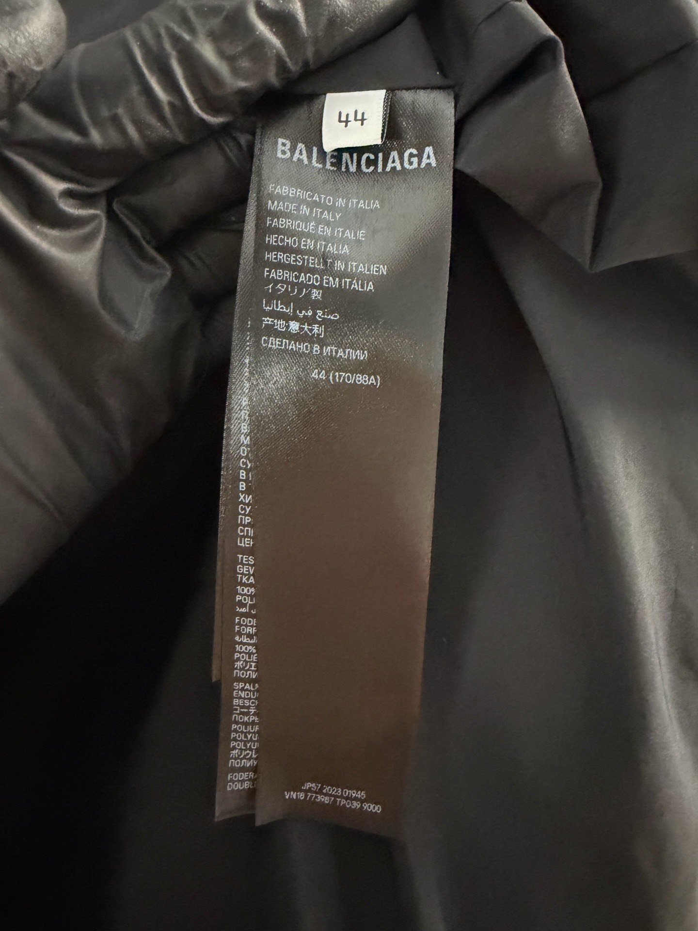 Balenciaga Ski Series Down Vest — label