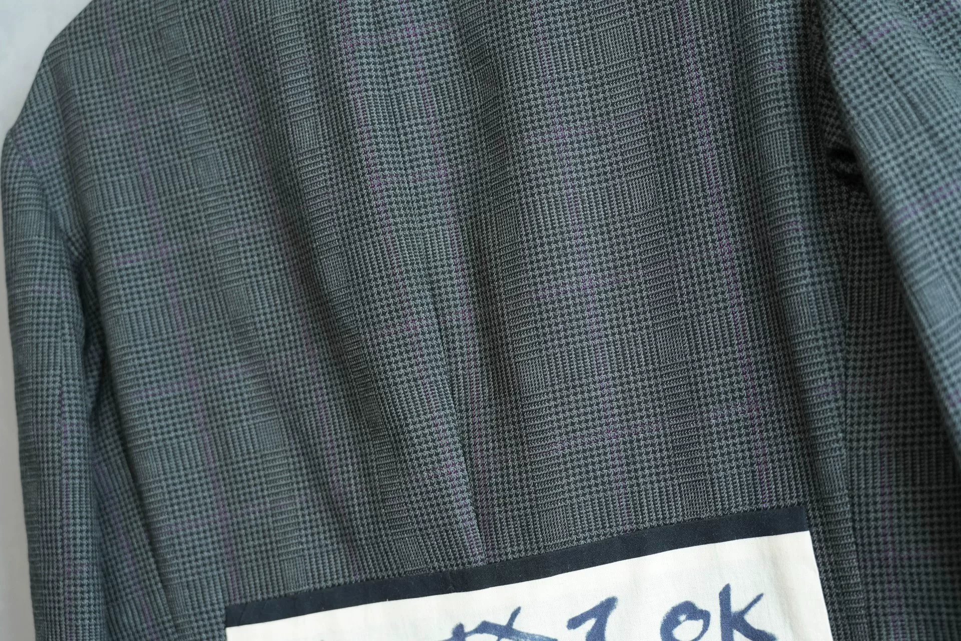 Yohji Yamamoto 15SS Patch Coat — detail