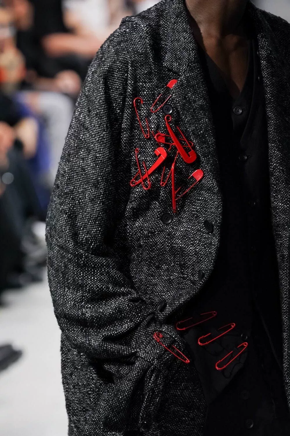 Yohji Yamamoto 24SS Silk Tweed Coat