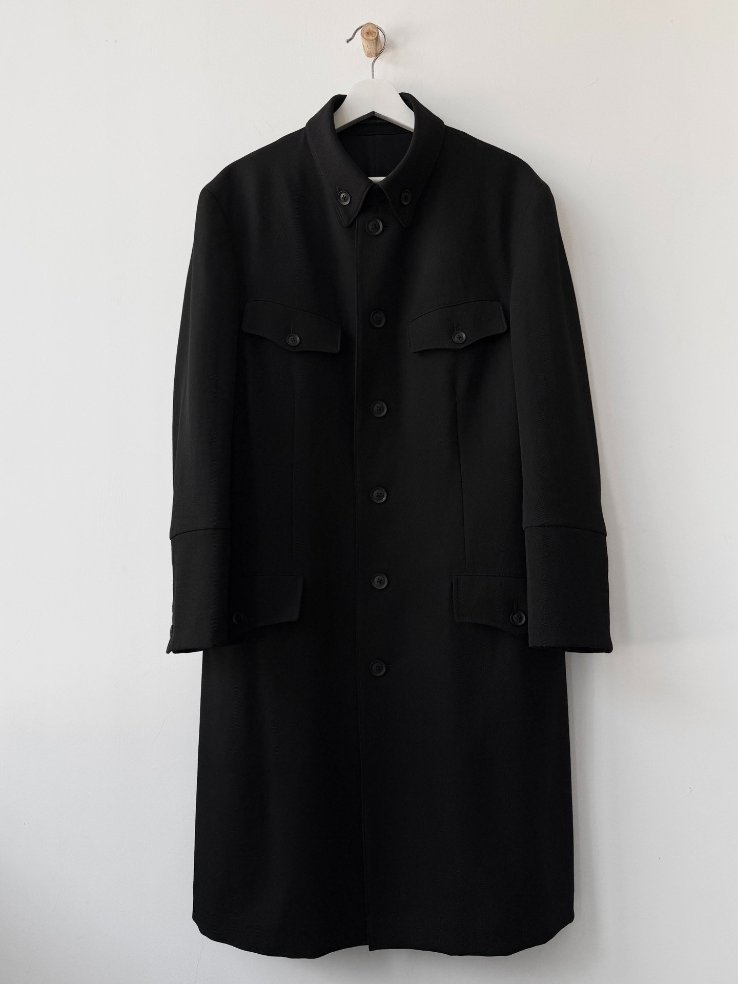 Yohji Yamamoto 24AW Military Coat — front