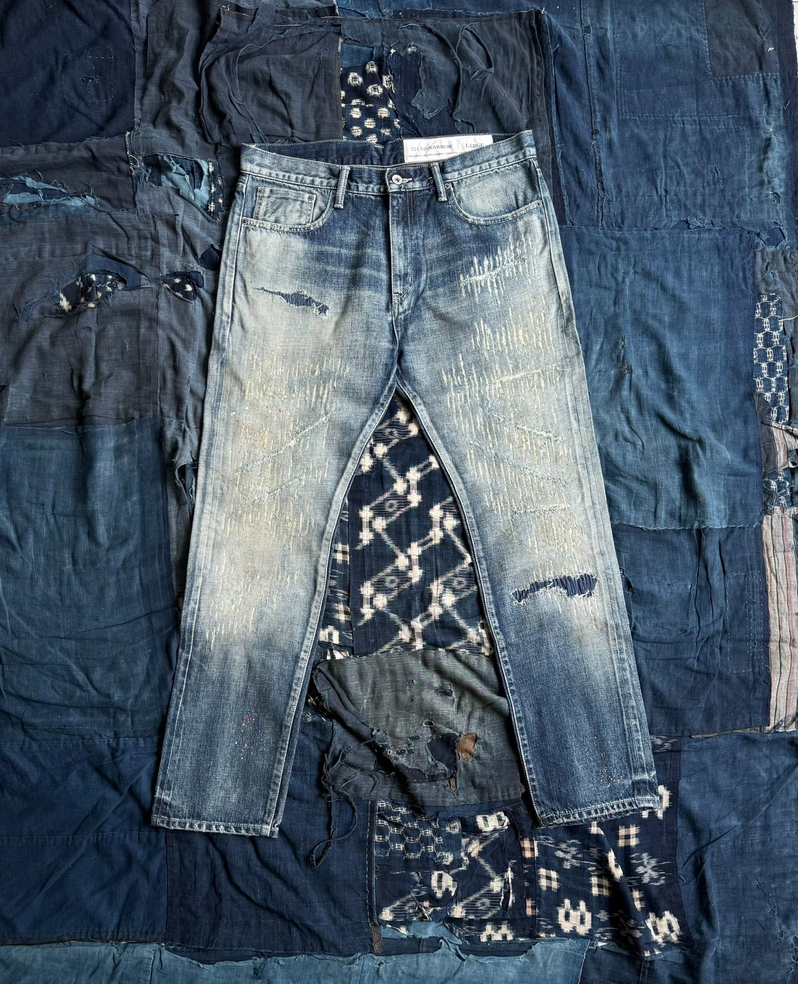 NEIGHBORHOOD 22SS Claw Marks Narrow Jeans