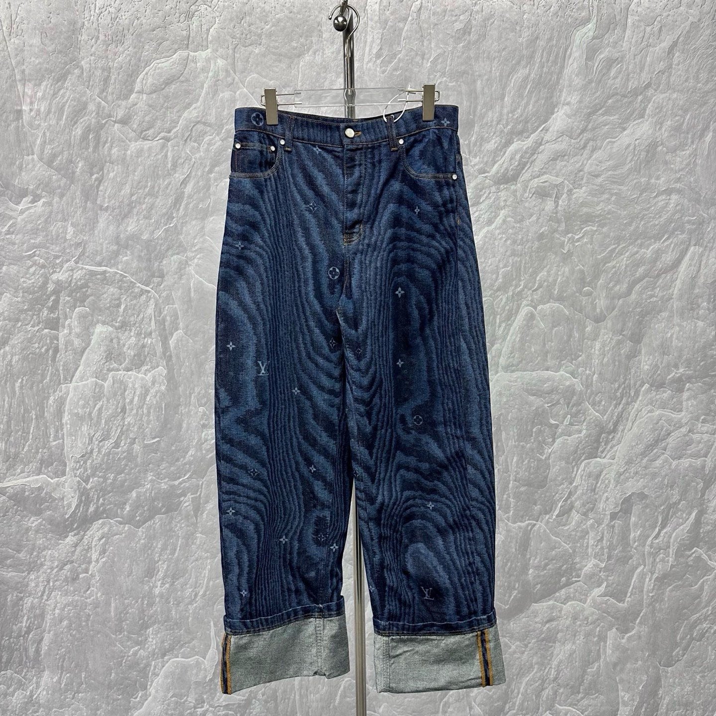 Louis Vuitton FW25 Cuffed Denim Pants