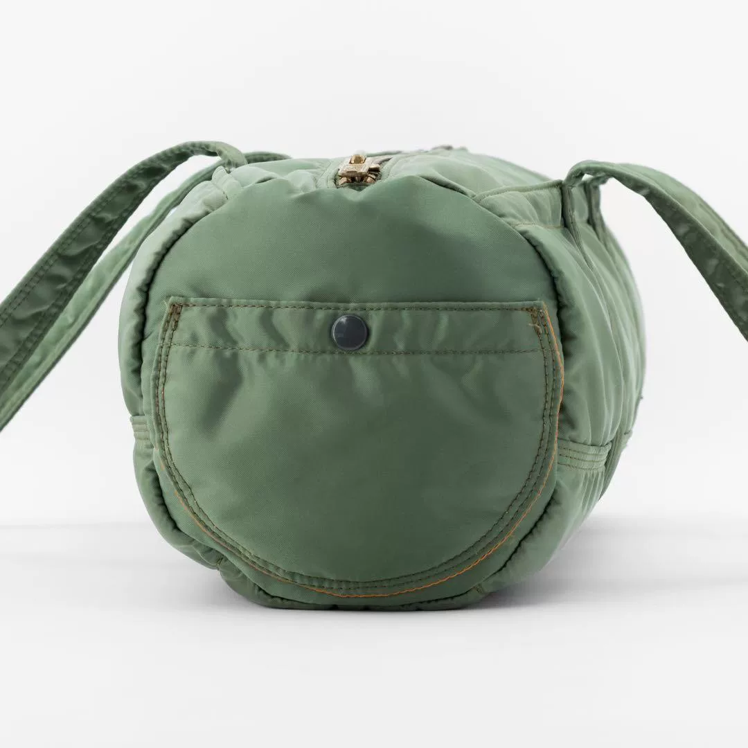 PORTER TANKER L Sage Green Boston Bag — detail