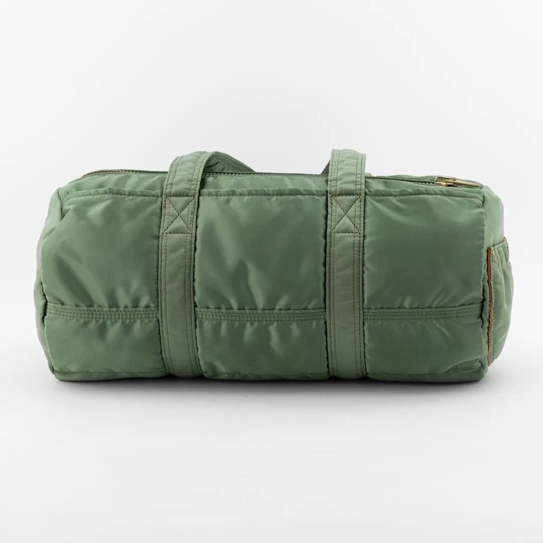 PORTER TANKER L Sage Green Boston Bag — front