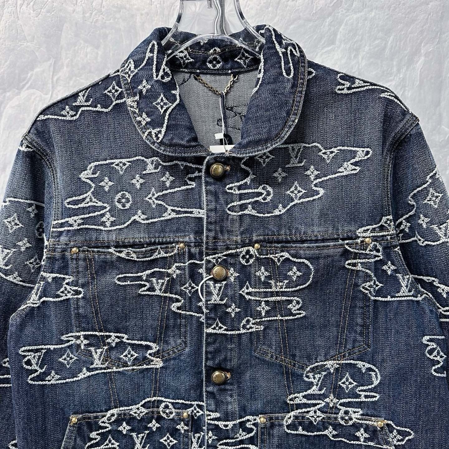 Louis Vuitton Nigo FW25 Cloud Denim Jacket — front