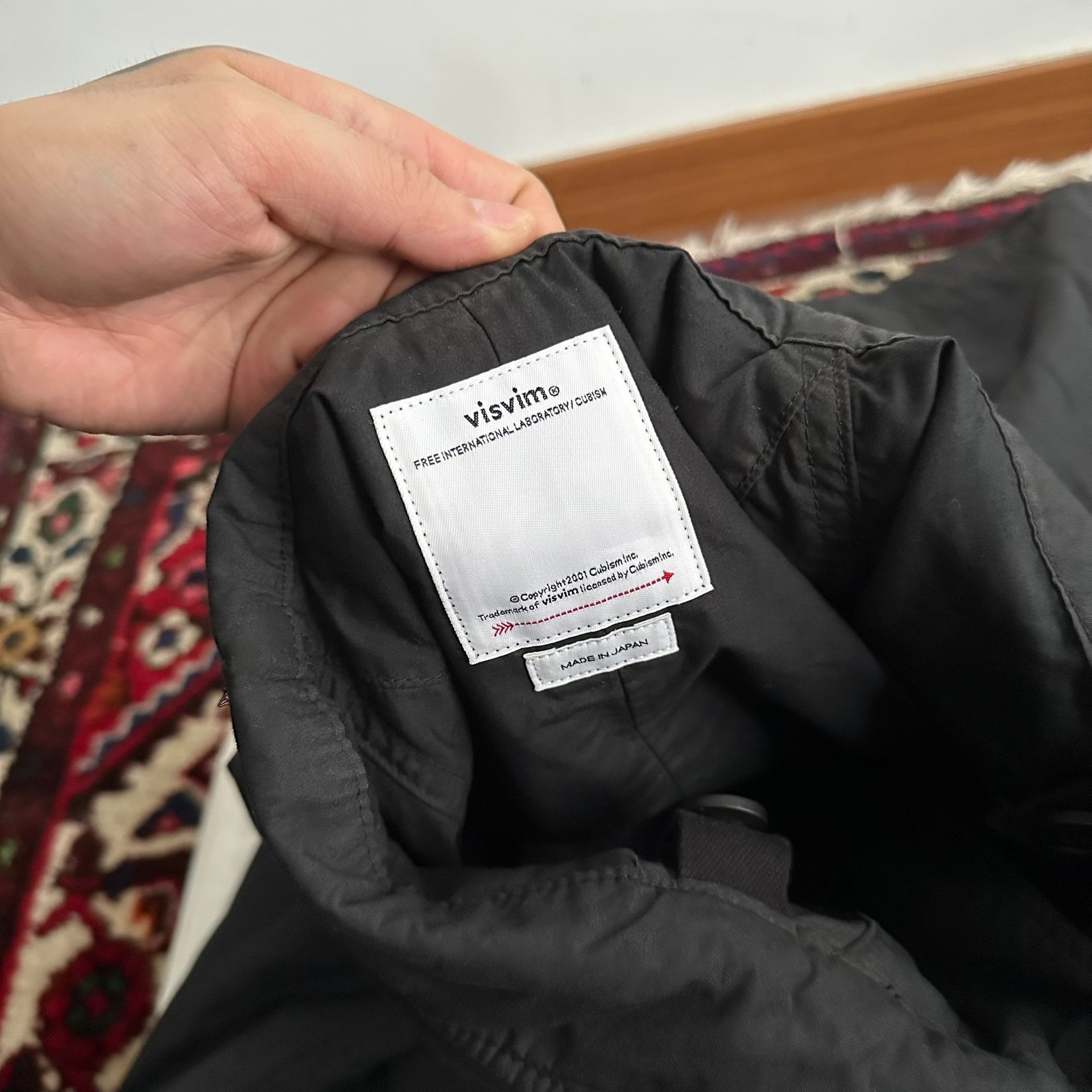 visvim 25AW Six Five M65 Isetan Limited — label