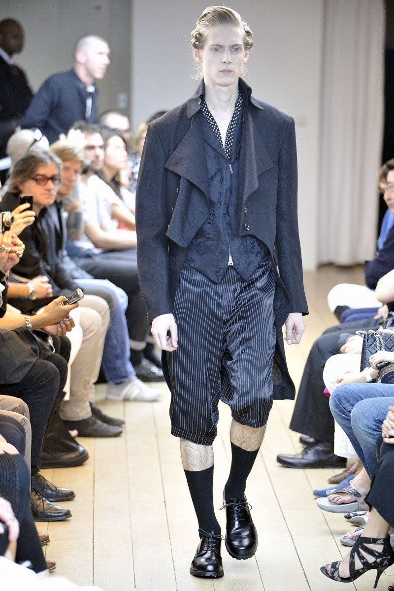 Yohji Yamamoto 11SS Deformed Collar Tailcoat — front