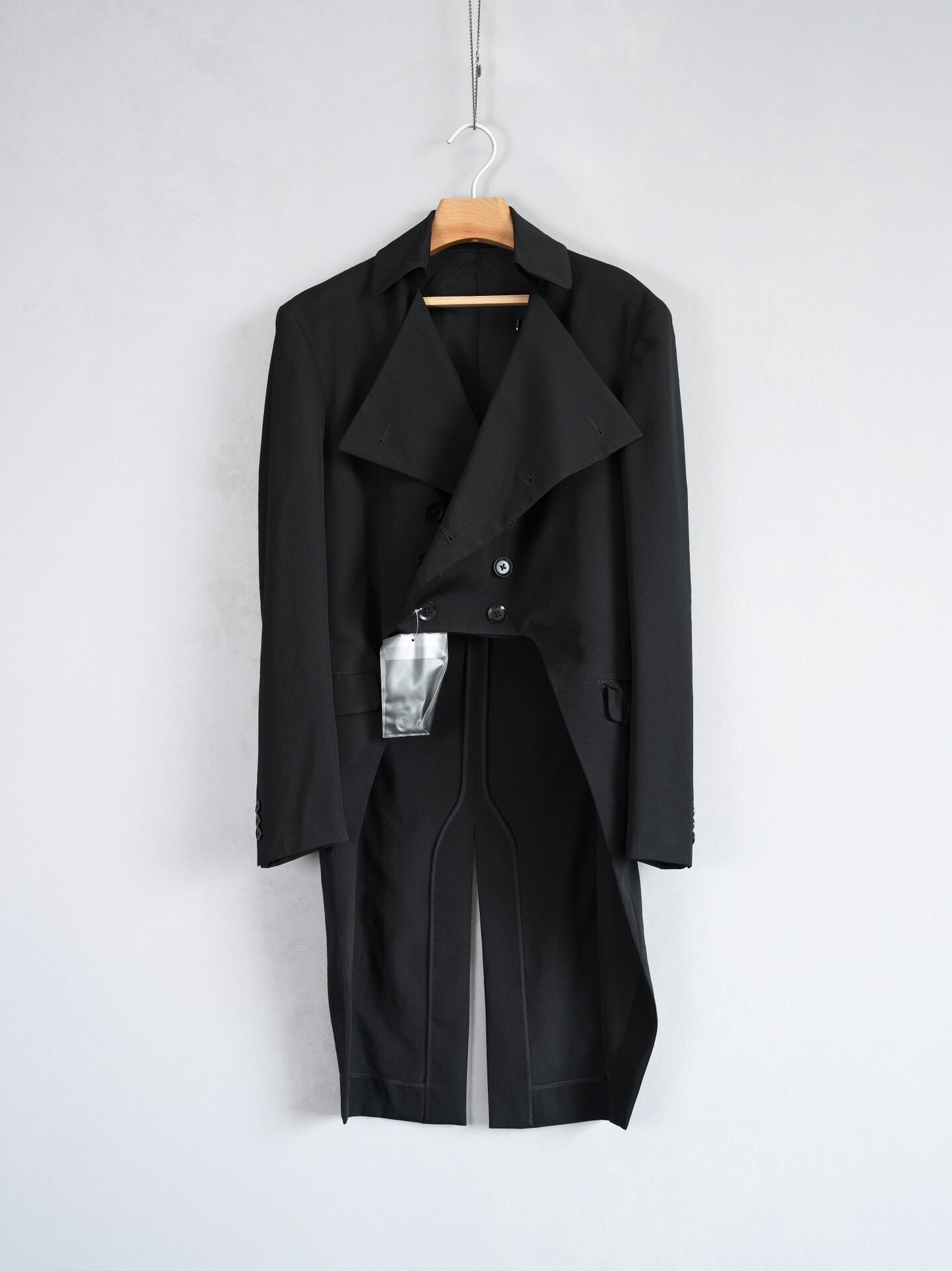 Yohji Yamamoto 11SS Deformed Collar Tailcoat