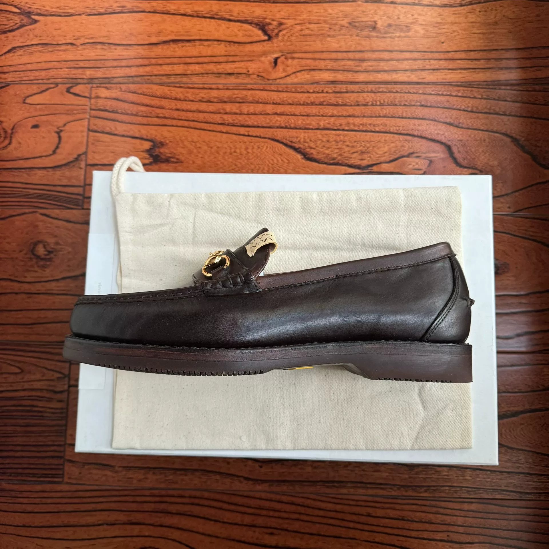 Visvim 23ss ABARTH MOC-FOLK Loafer — detail
