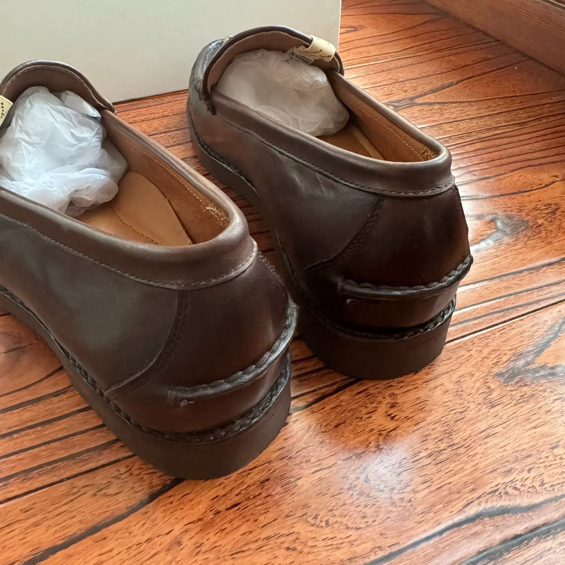 Visvim 23ss ABARTH MOC-FOLK Loafer — label