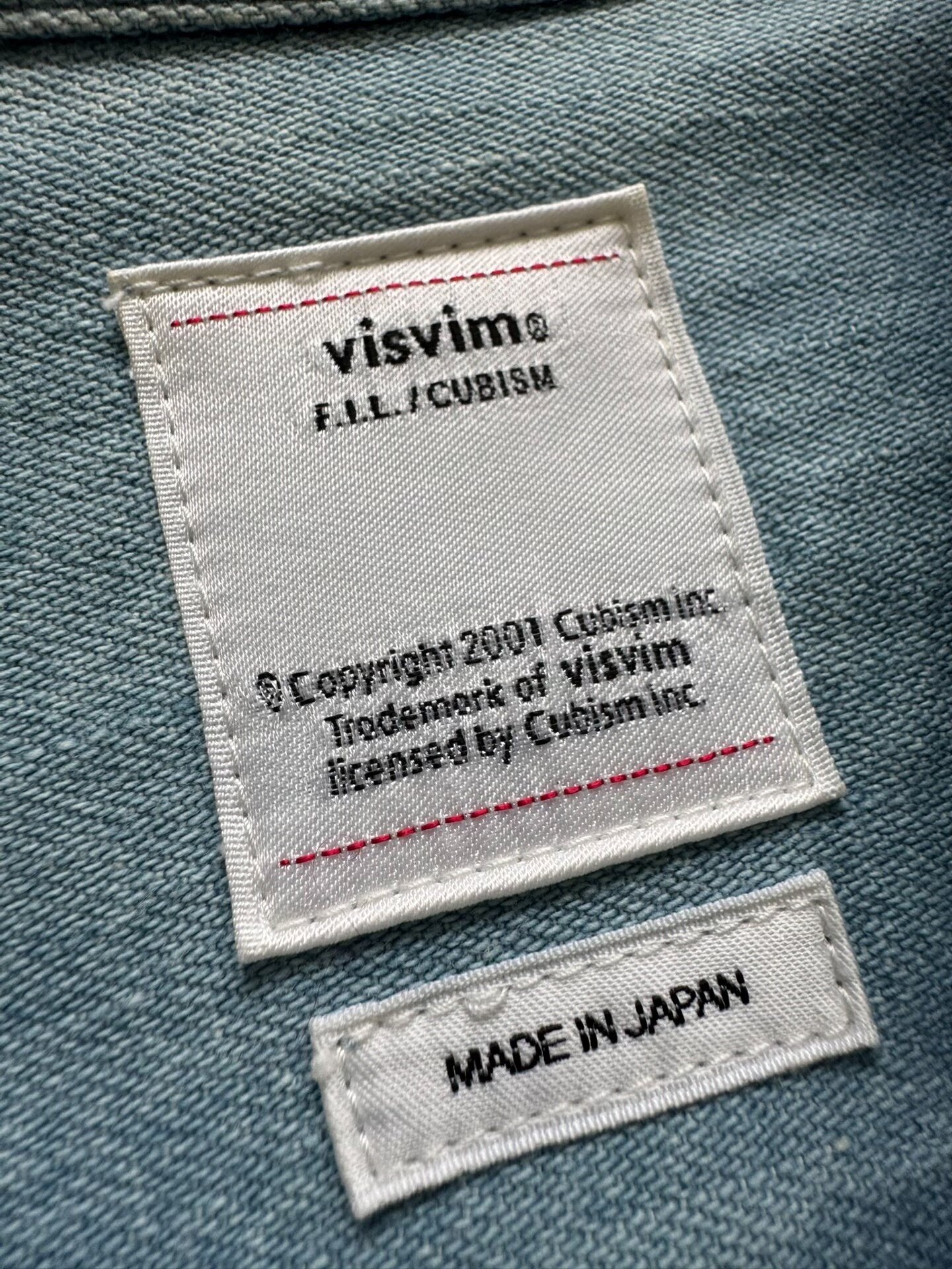 VISVIM 18SS Bandana Border Shirt DMGD — front