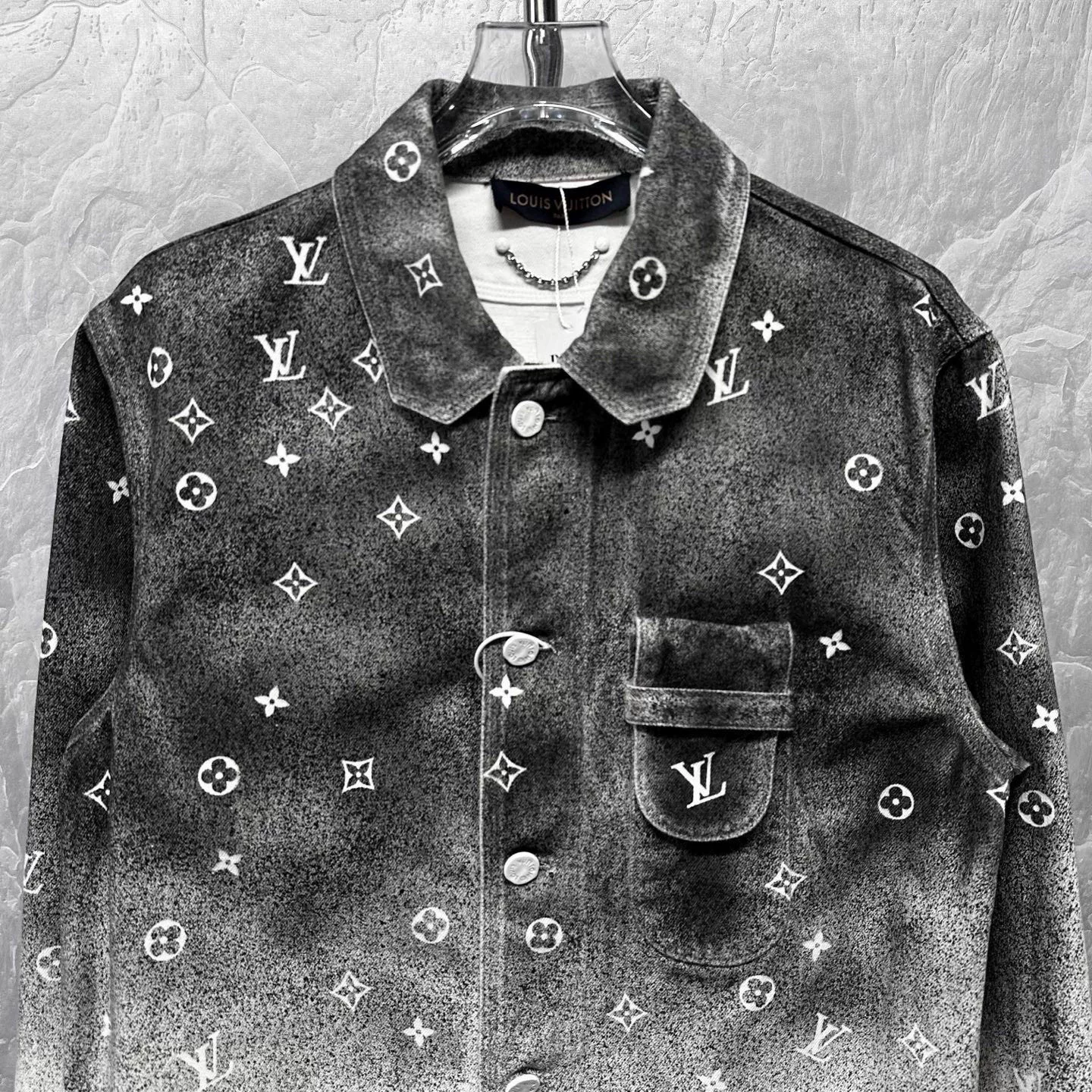Louis Vuitton Gradient Denim Jacket — front