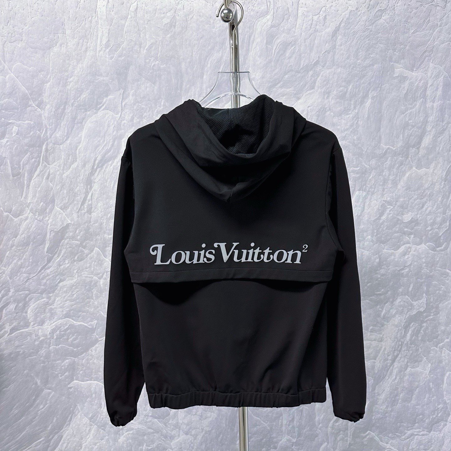 Louis Vuitton Nigo Reflective Logo Hooded Jacket — back