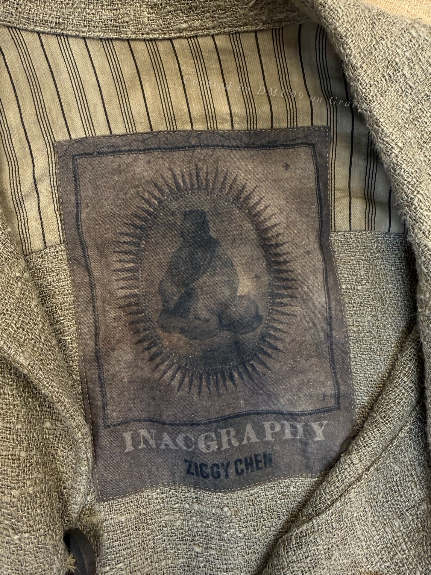 Ziggy Chen 22SS Linen Jacket — front