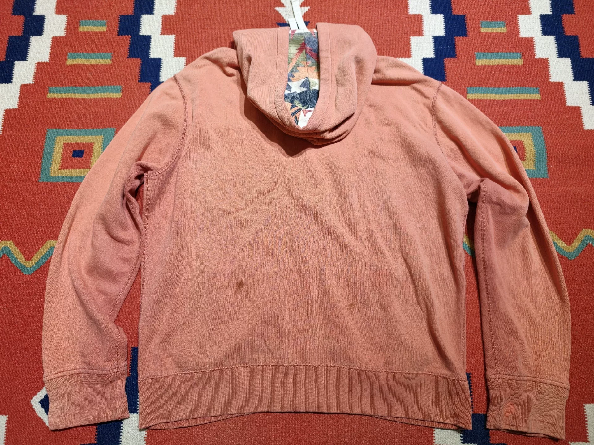 Vintage Polo Ralph Lauren Pink Zip-Up Hoodie — front
