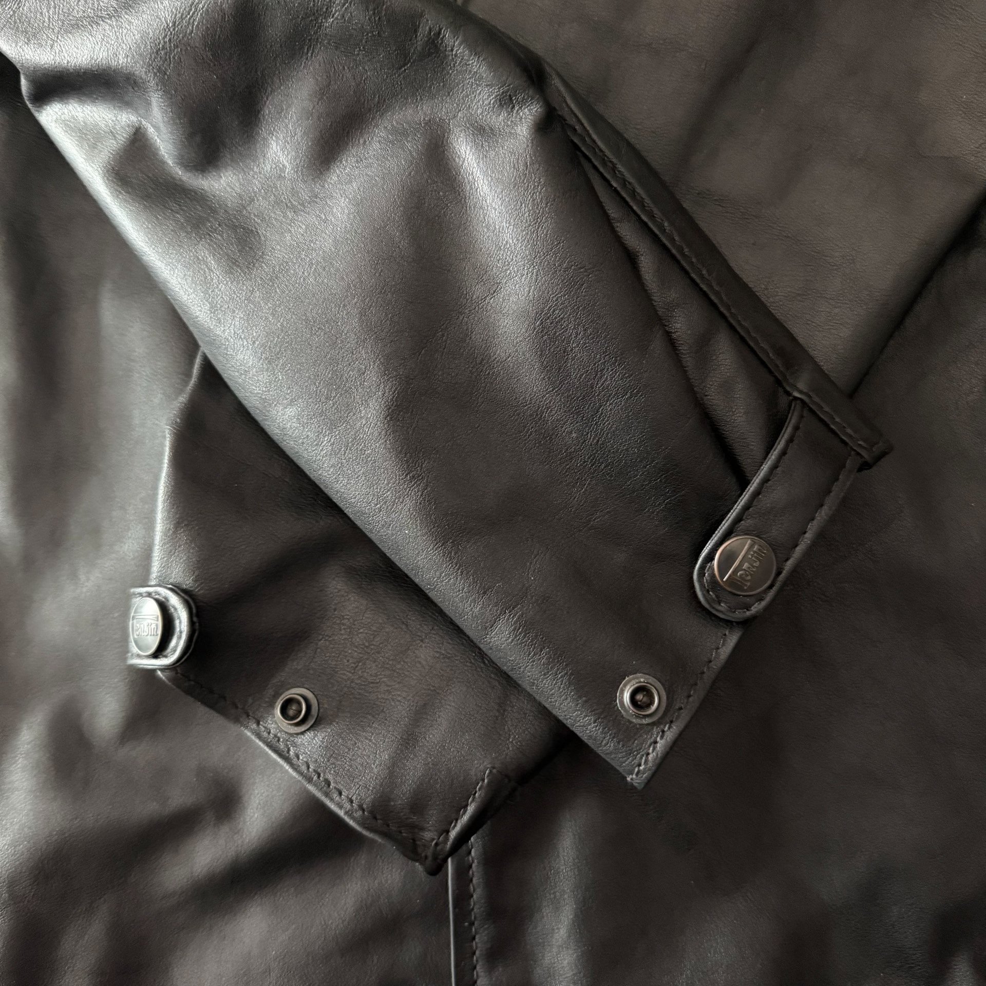 Tenjin Sj01 Tochigi Leather Coach Jacket — label