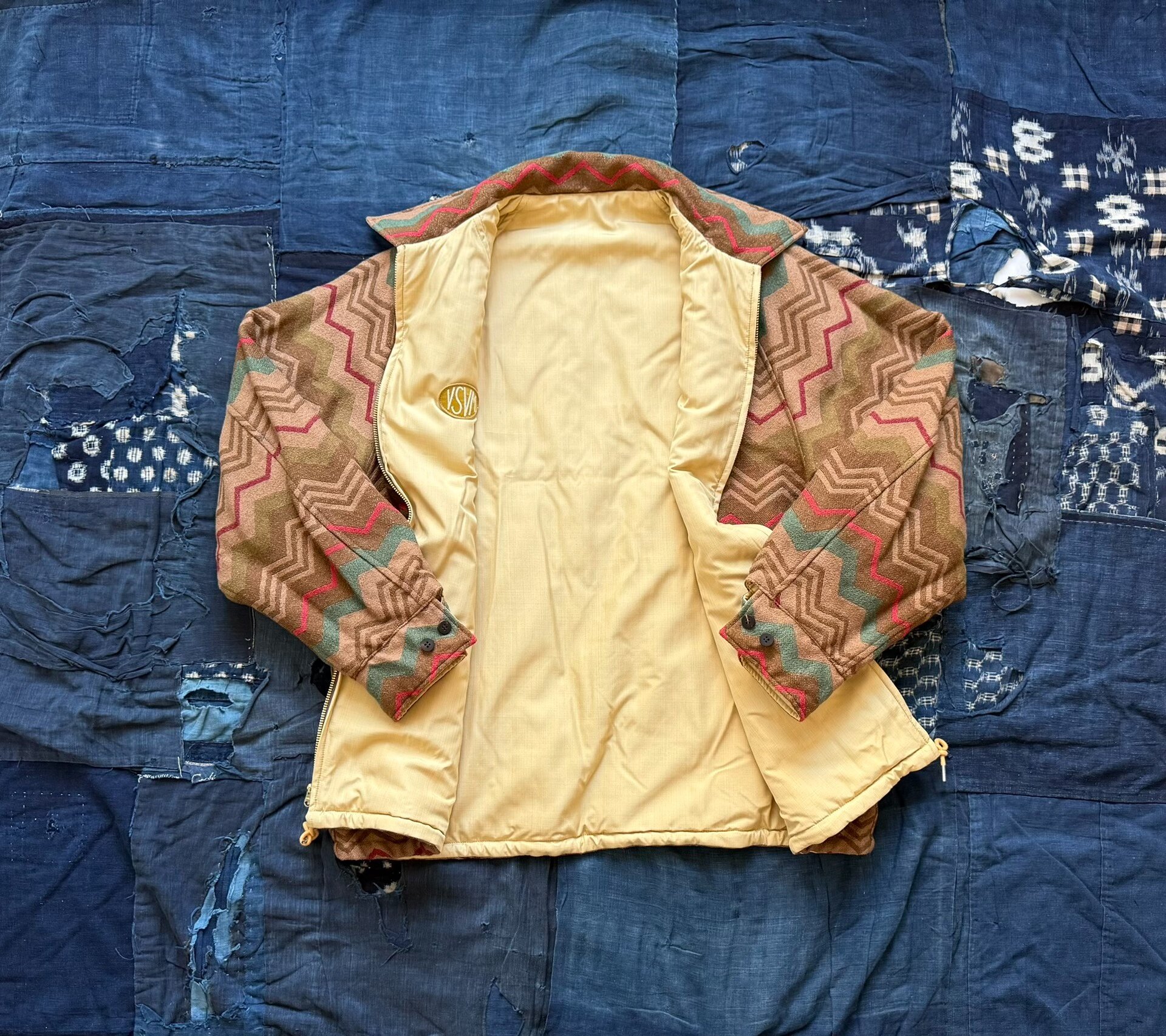 VISVIM 24AW Coach JKT Jacquard Blanket — label