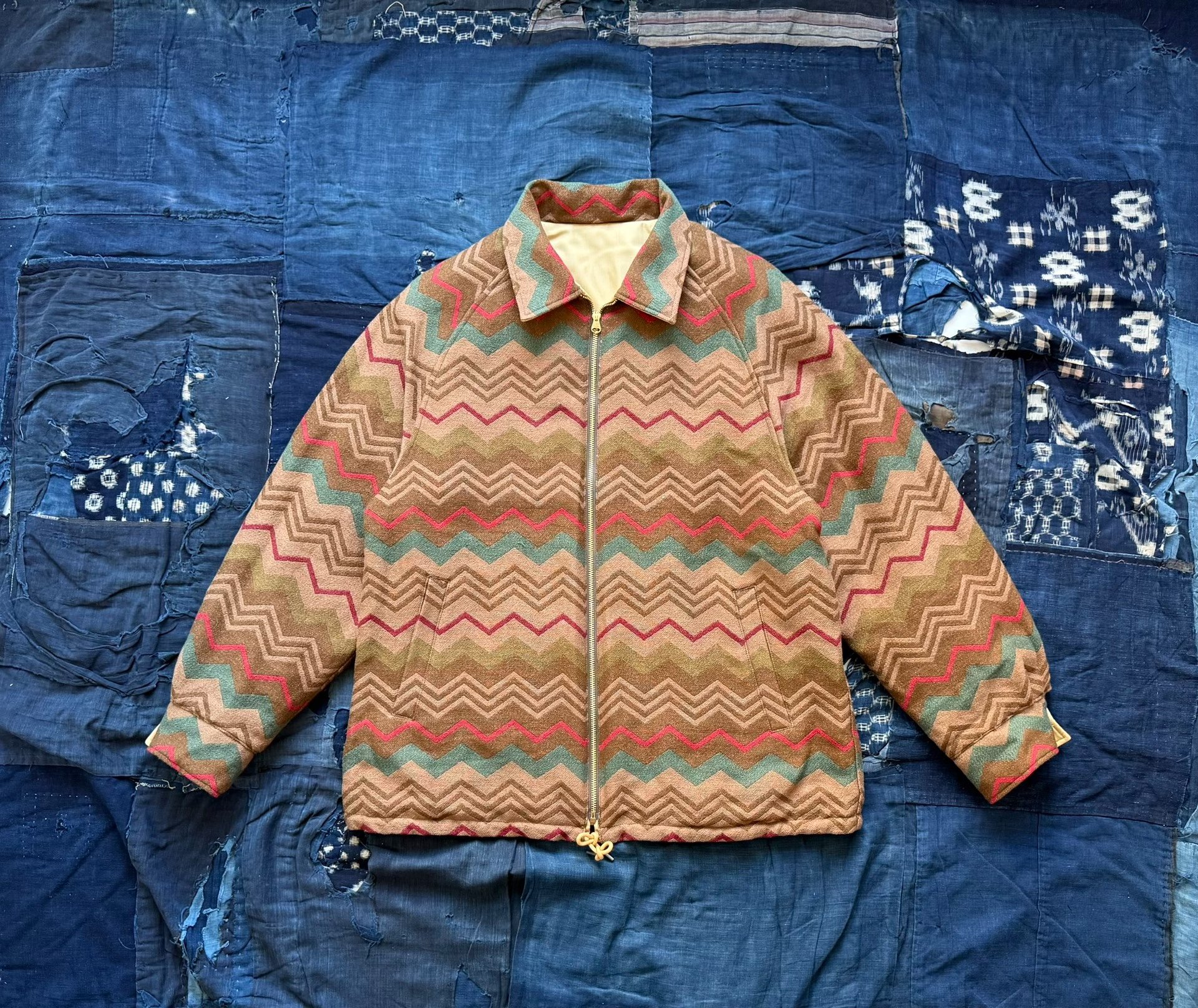 VISVIM 24AW Coach JKT Jacquard Blanket — back