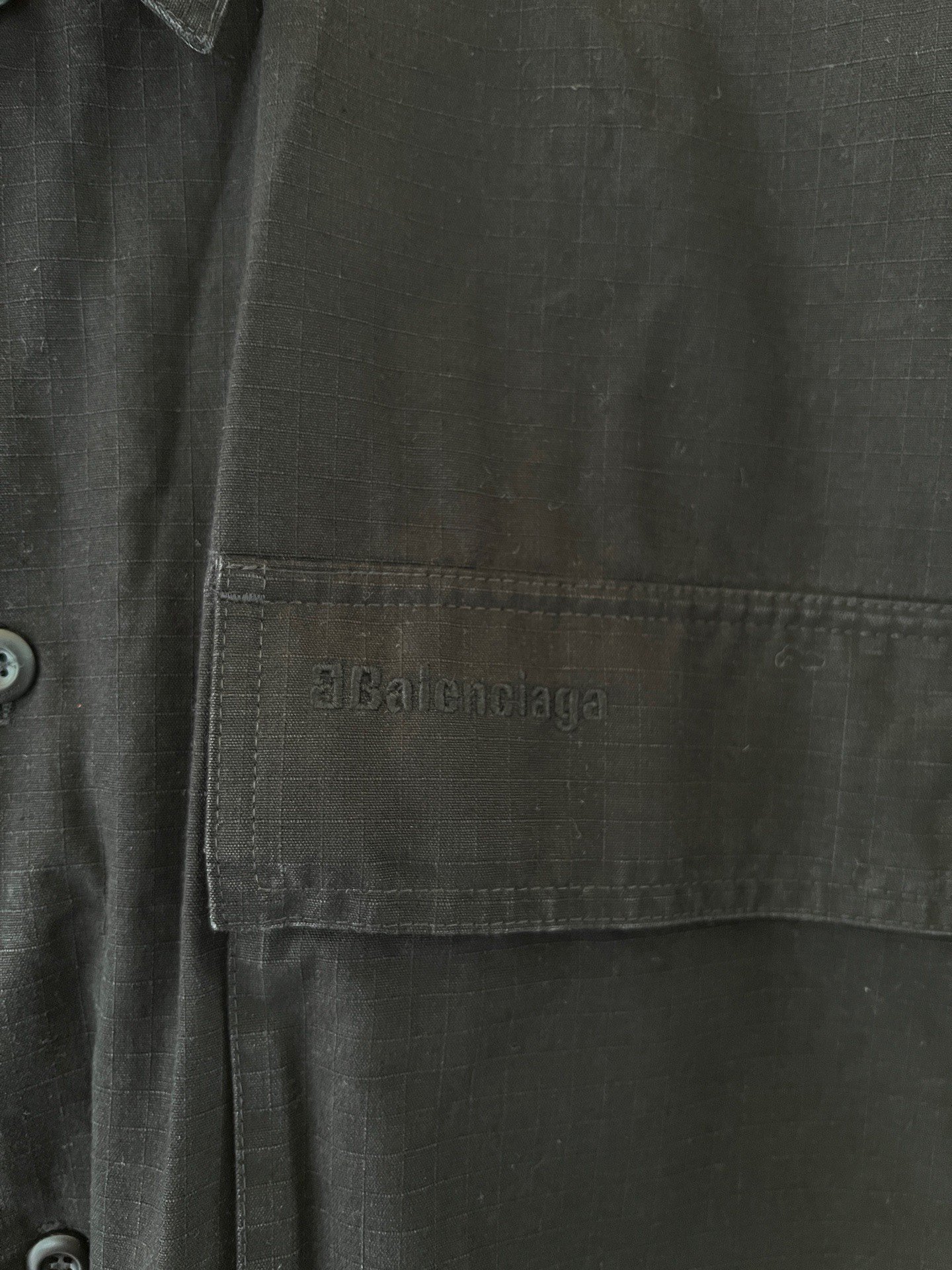 Balenciaga Workwear Jacket Shirt — detail