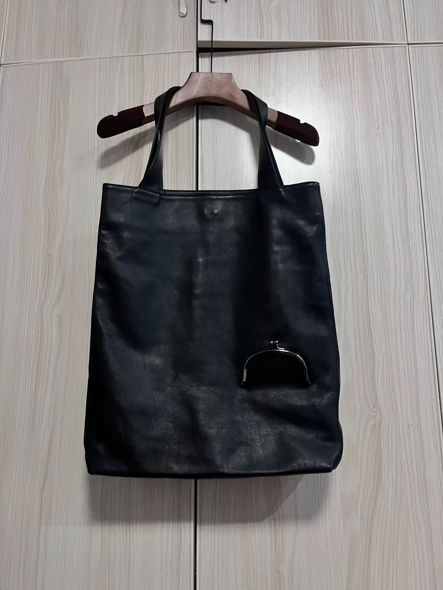 Yohji Yamamoto 22AW Leather Tote Bag
