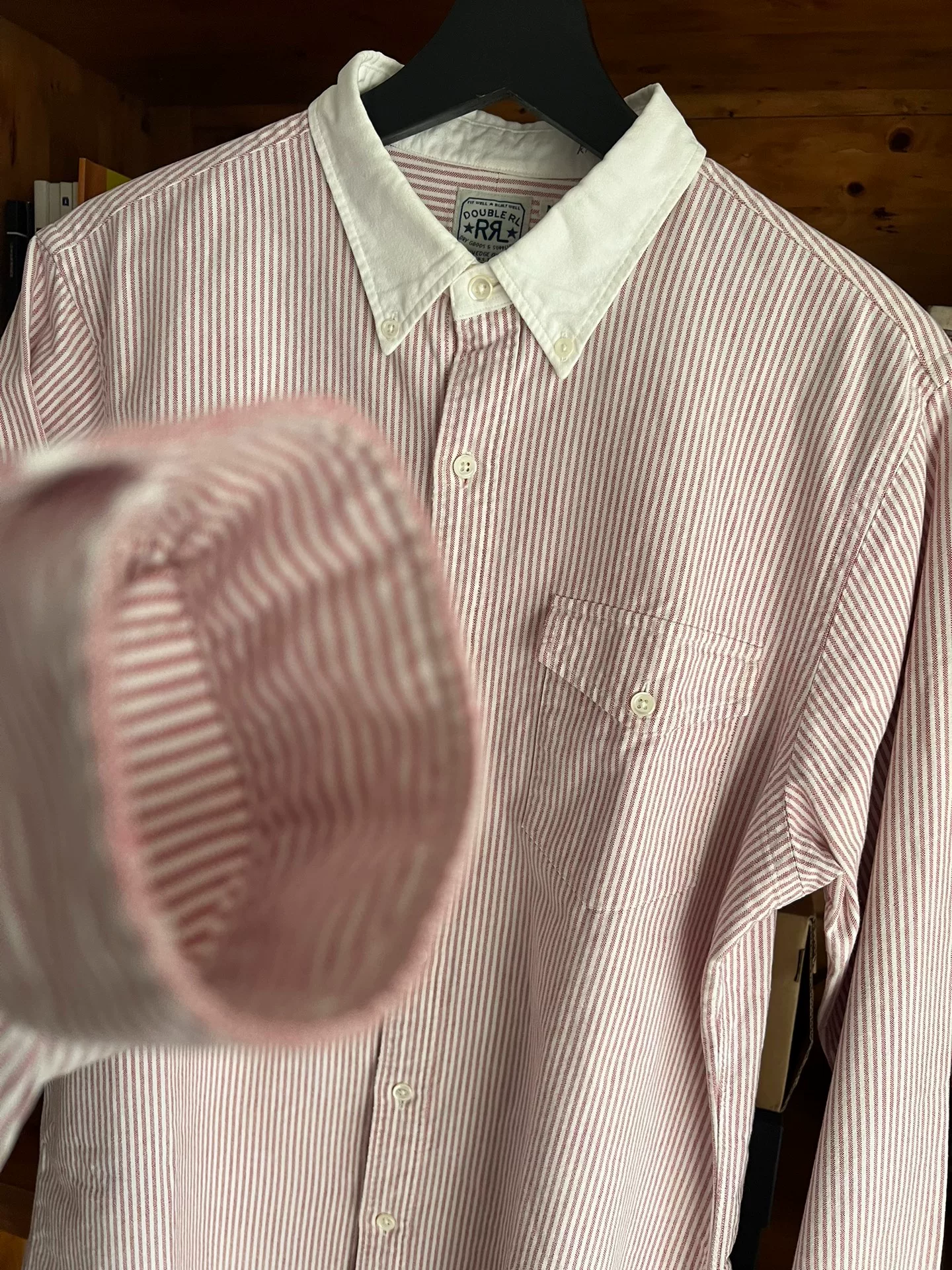 RRL Double RL Vintage Striped Shirt — back