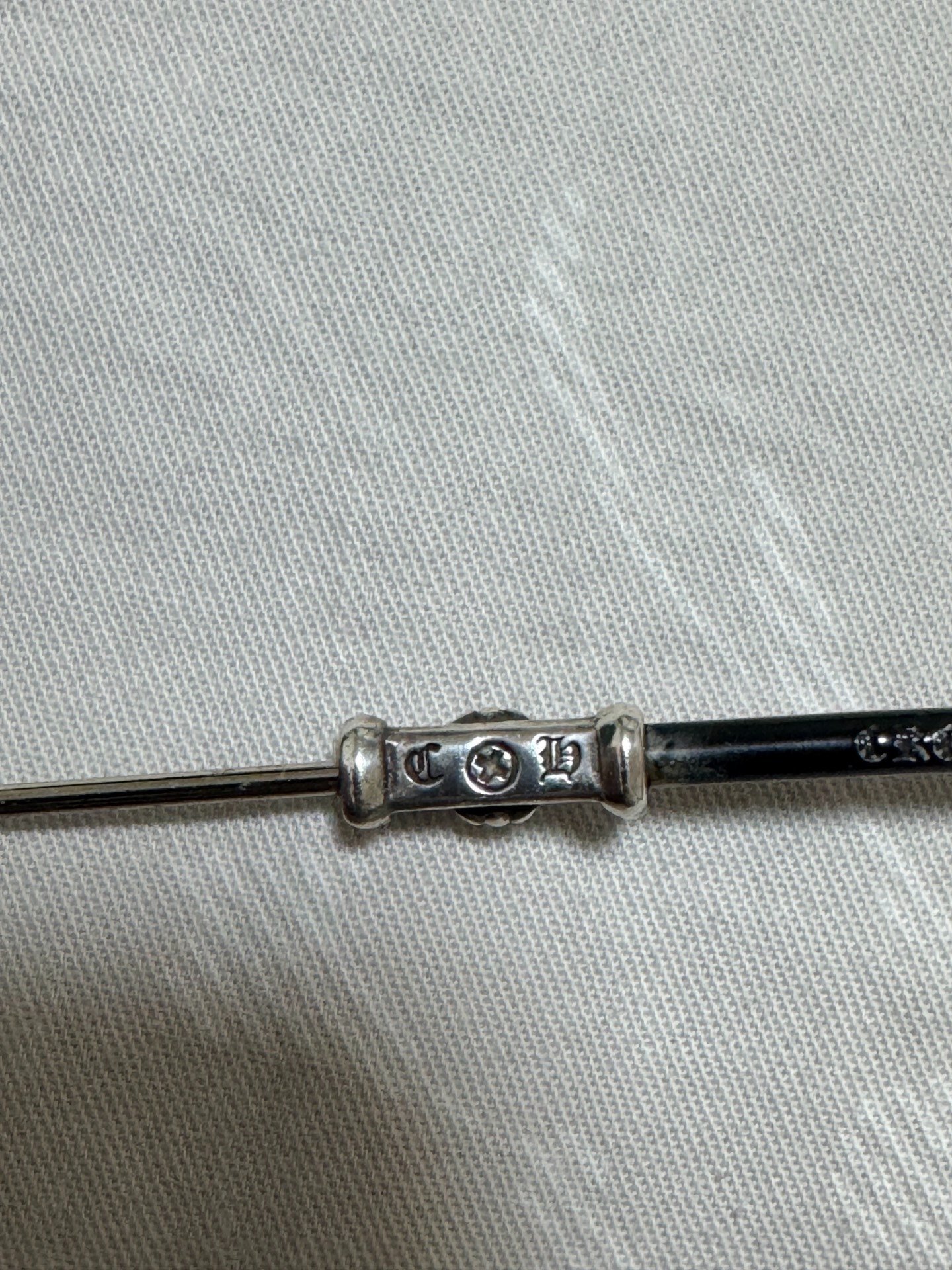 Chrome Hearts Bubba-A Round Cross Frame — detail