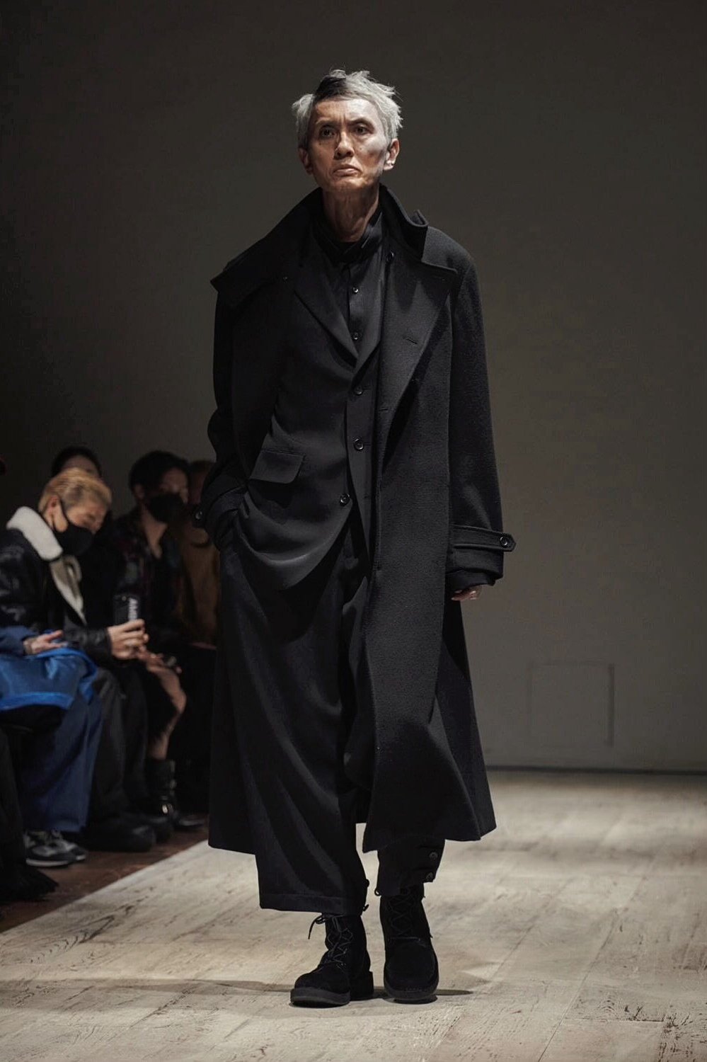 Yohji Yamamoto 22AW Tiger Dream Coat — front