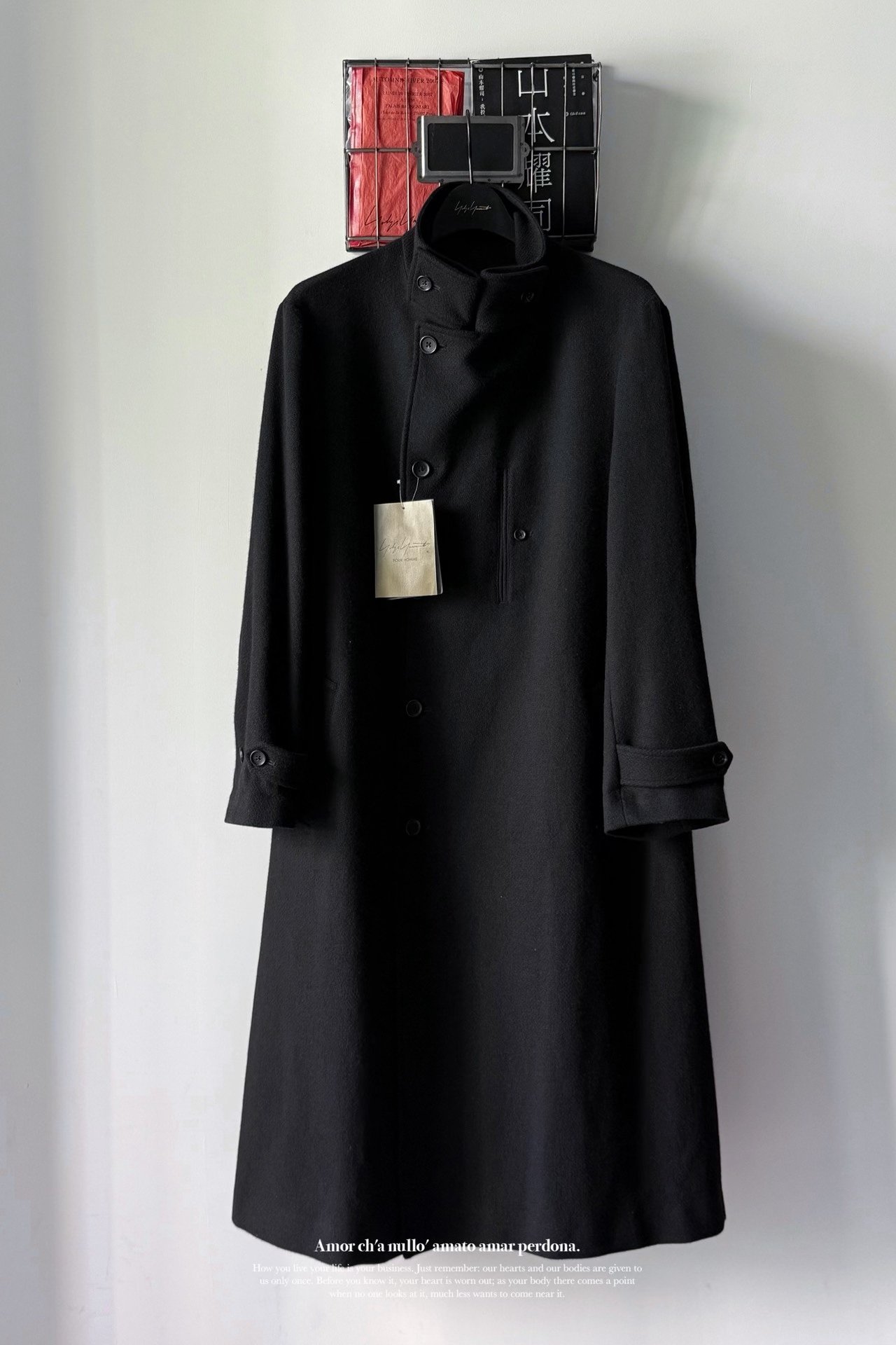 Yohji Yamamoto 22AW Tiger Dream Coat — back
