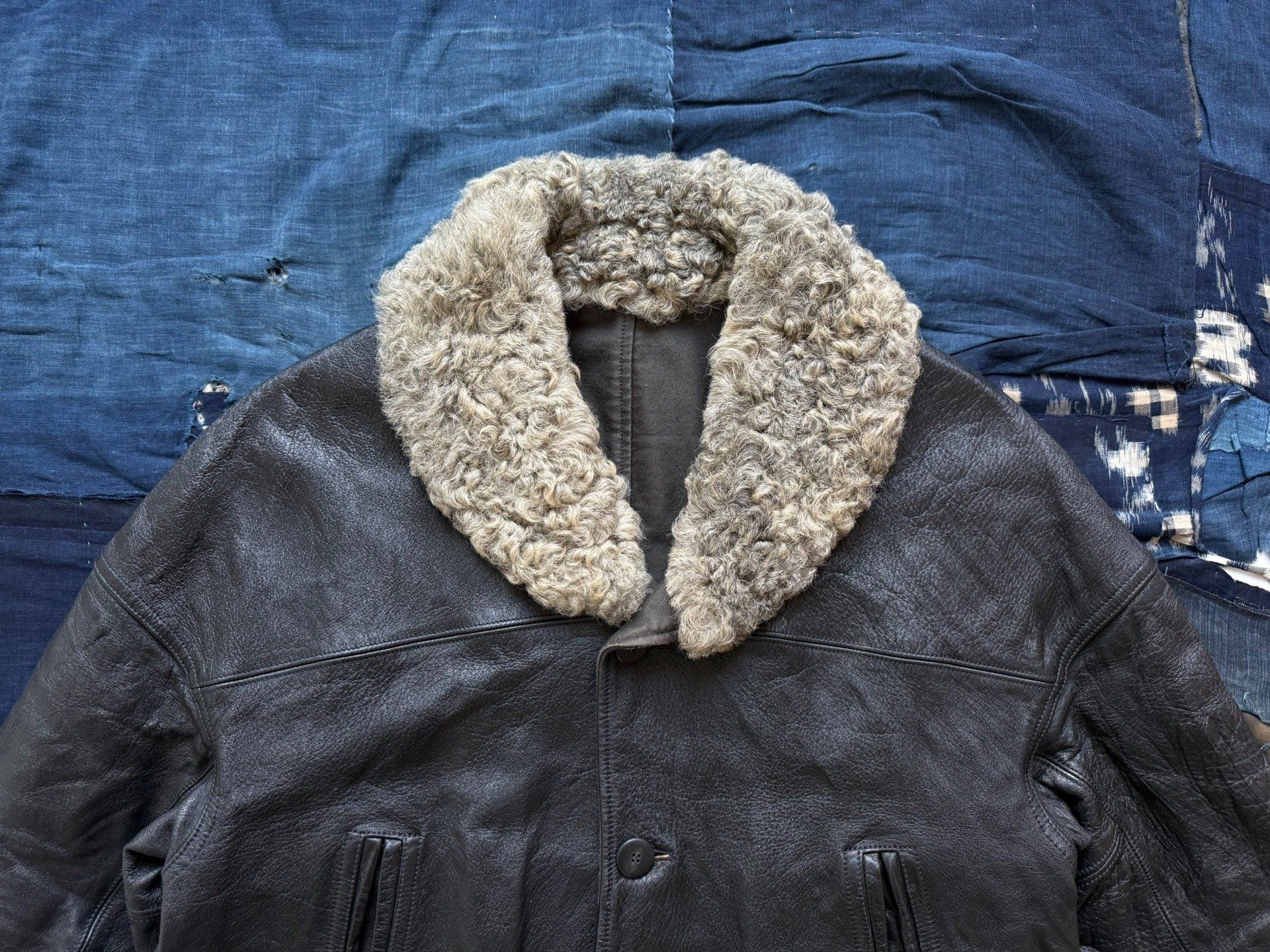 VISVIM 24SS Barnstormer Leather Coat — back